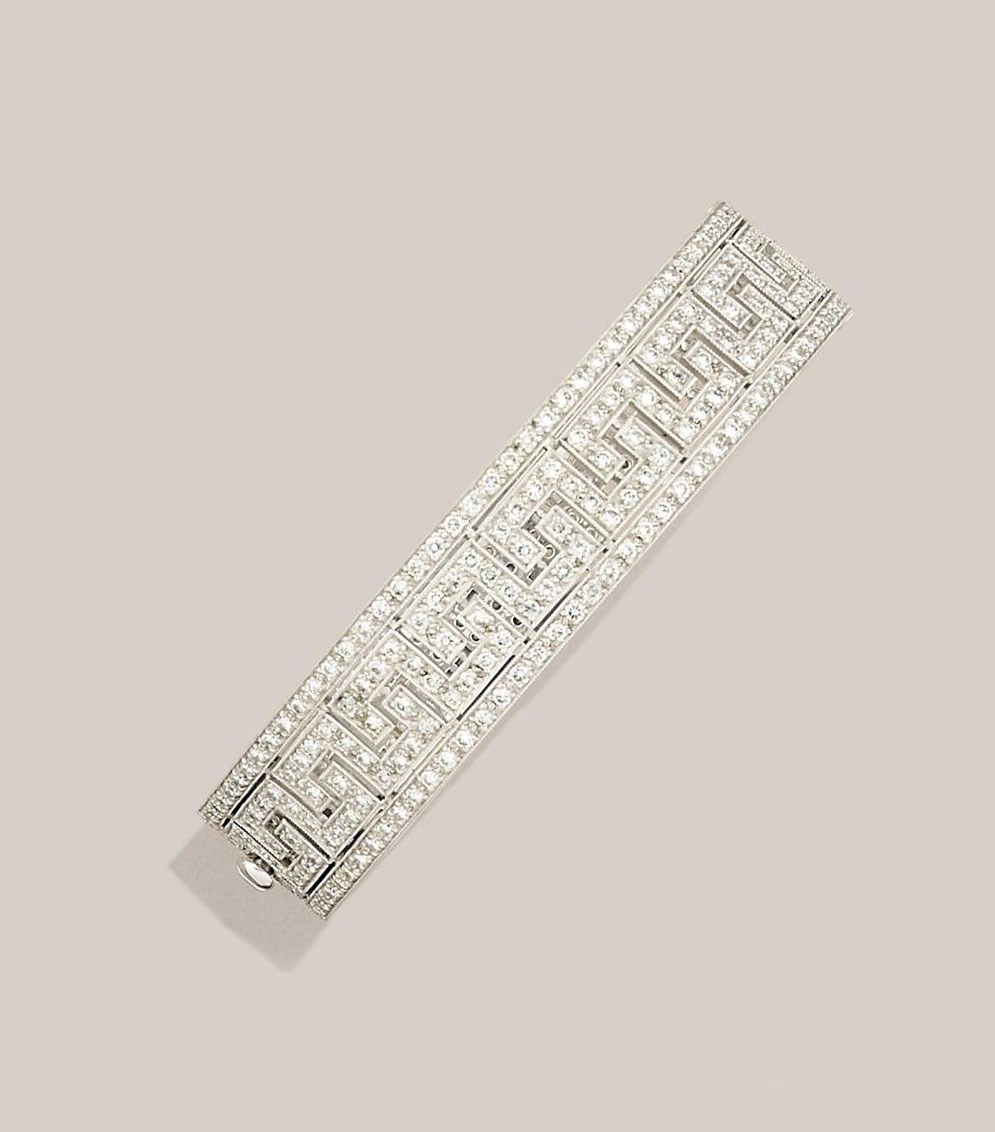 A diamond bangle