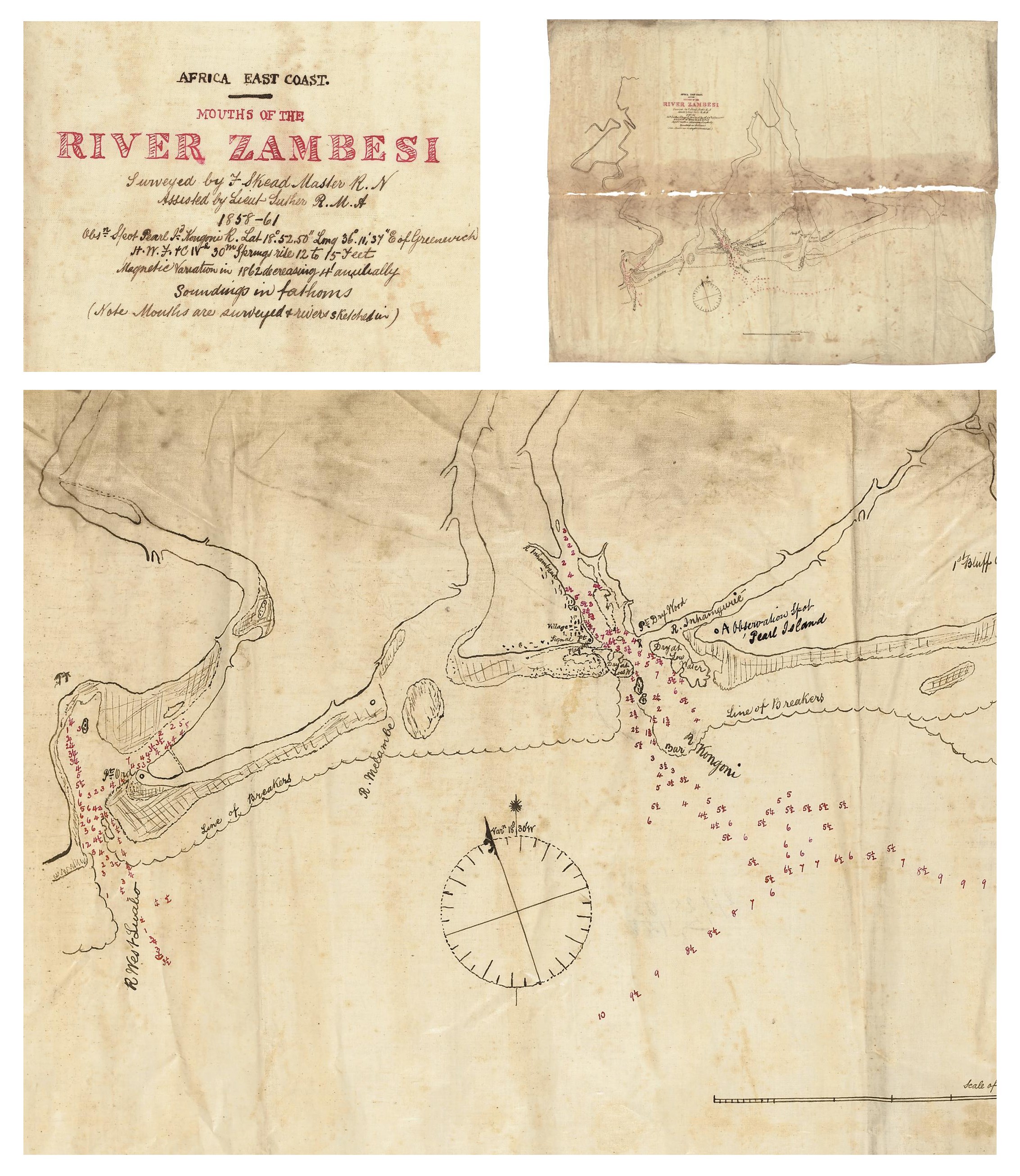 LIVINGSTONE'S ZAMBEZI EXPEDITION, 1858-1864 -- FRANCIS SKEAD (1823-1891)