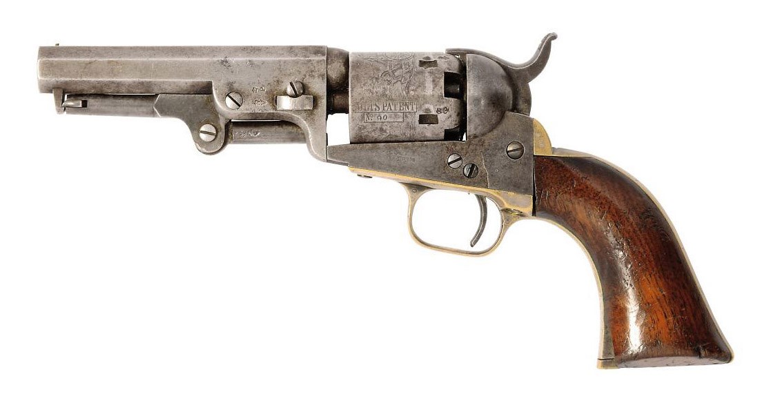 A .31 'MODEL 1849' FIVE-SHOT SINGLE-ACTION PERCUSSION POCKET REVOLVER