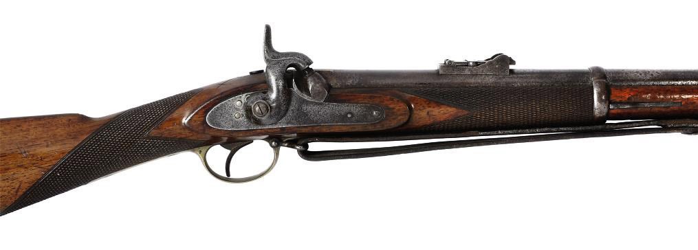 A .577 PERCUSSION THREE-BAND VOLUNTEER PRIZE RIFLE