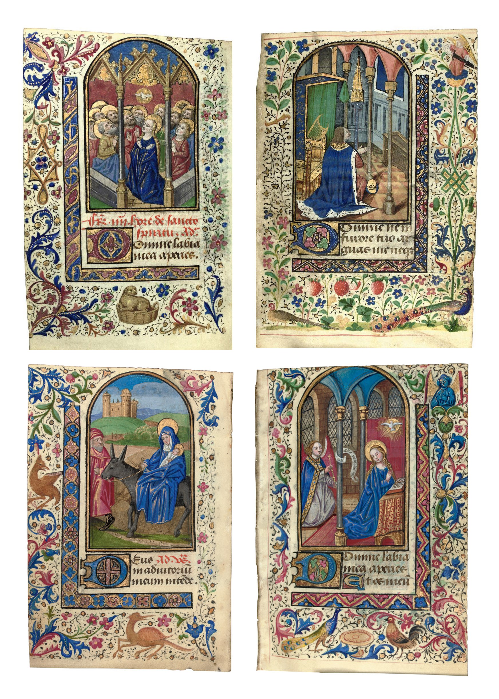 BOOK OF HOURS, in Latin, use of Rome, ILLUMINATED MANUSCRIPT ON VELLUM