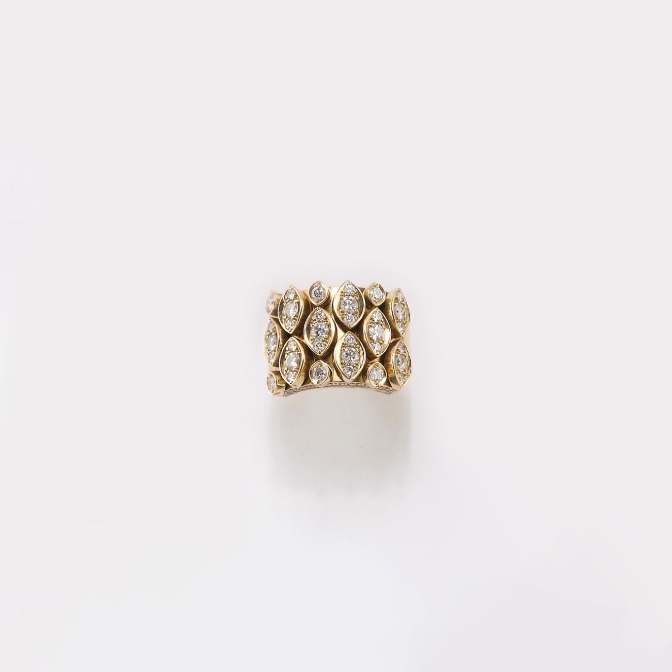 ANELLO IN ORO E BRILLANTI, FIRMATO CARTIER