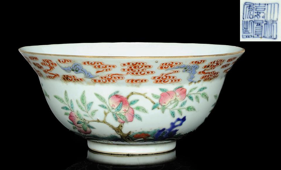 A FAMILLE ROSE BOWL