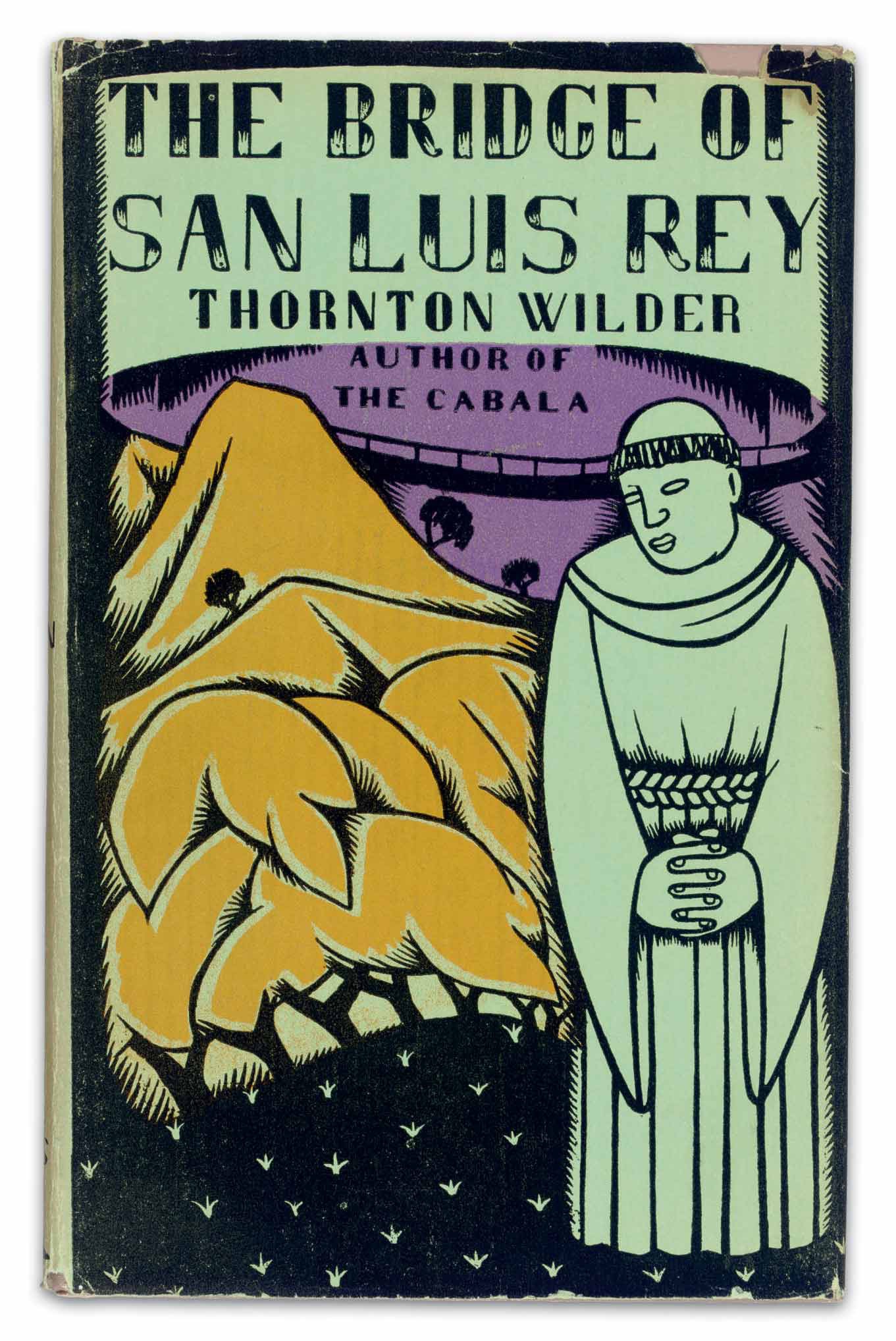 WILDER, Thornton (1897-1975). The Bridge of San Luis Rey. New York: Albert & Charles Boni, 1927.