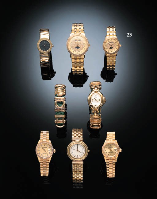 A LADY'S 18K GOLD AND DIAMOND SELF-WINDING TRIPLE CALENDAR WRISTWATCH WITH PHASES OF THE MOON AND BRACELET, BY BLANCPAIN