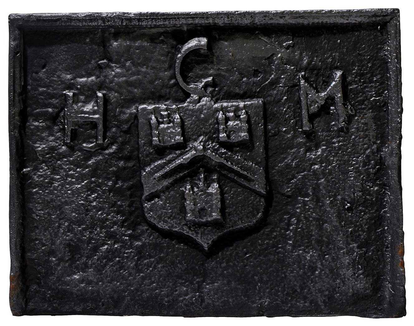 AN ENGLISH CAST-IRON FIREBACK
