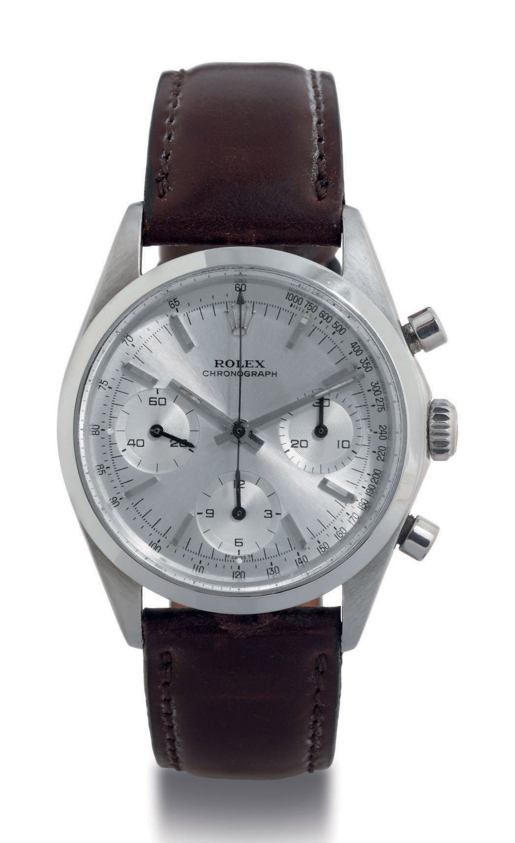 ROLEX. A FINE STAINLESS STEEL CHRONOGRAPH WRISTWATCH