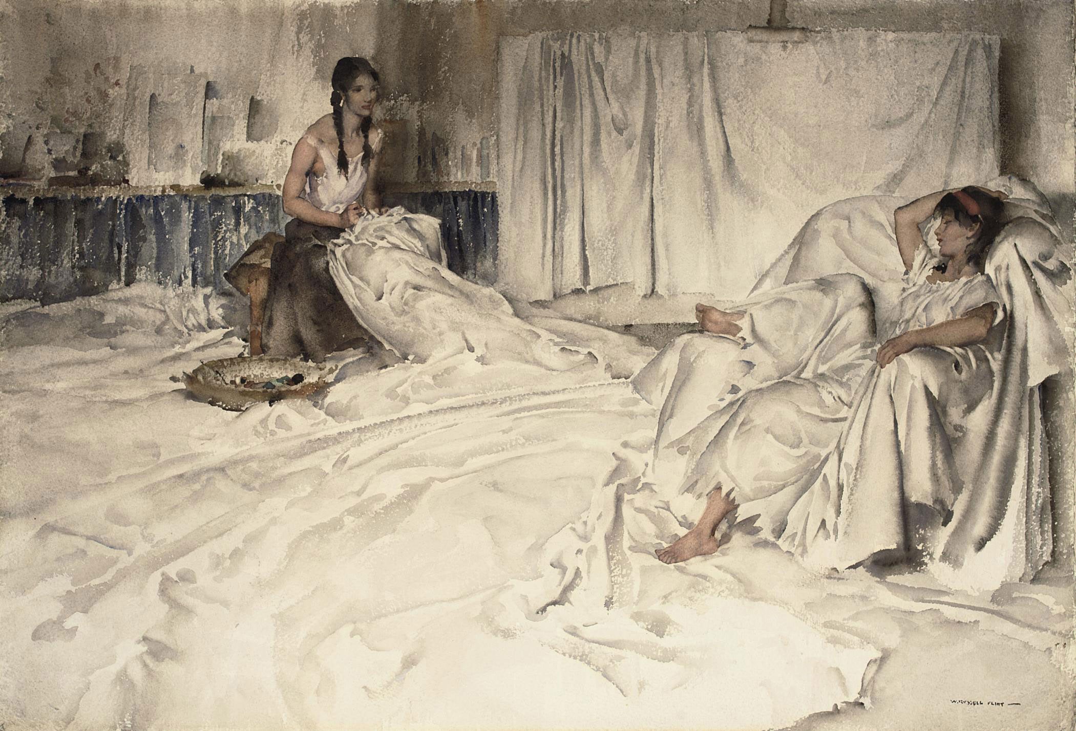 Sir William Russell Flint, R.A., P.R.W.S., R.S.W. (1880-1969)