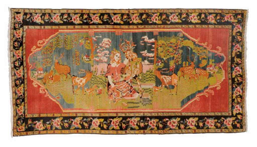 A UNUSUAL KARBAGH KELLEH, SOUTH CAUCASUS
