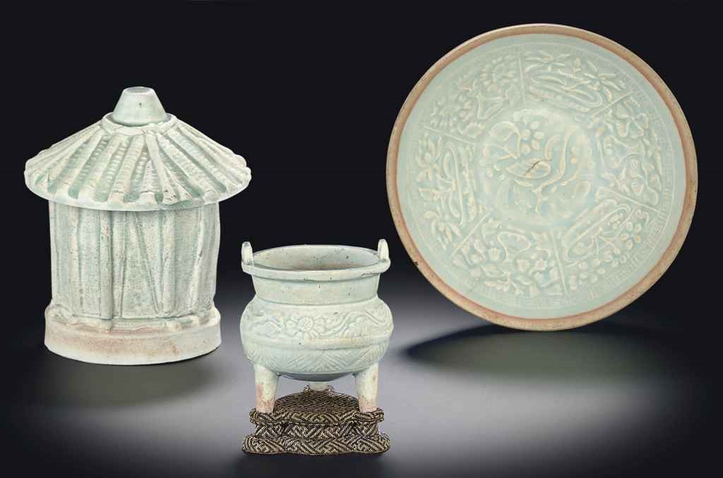 THREE QINGBAI VESSELS