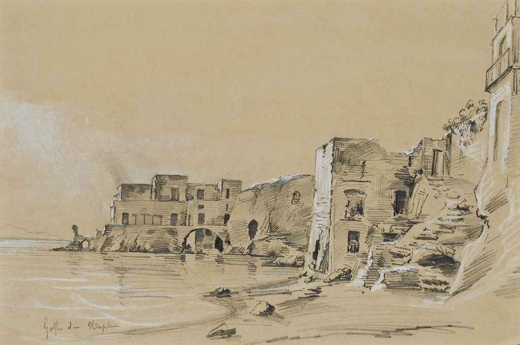 AUGUSTE BORGET (ISSOUSUN 1808-1877 BOURGES)