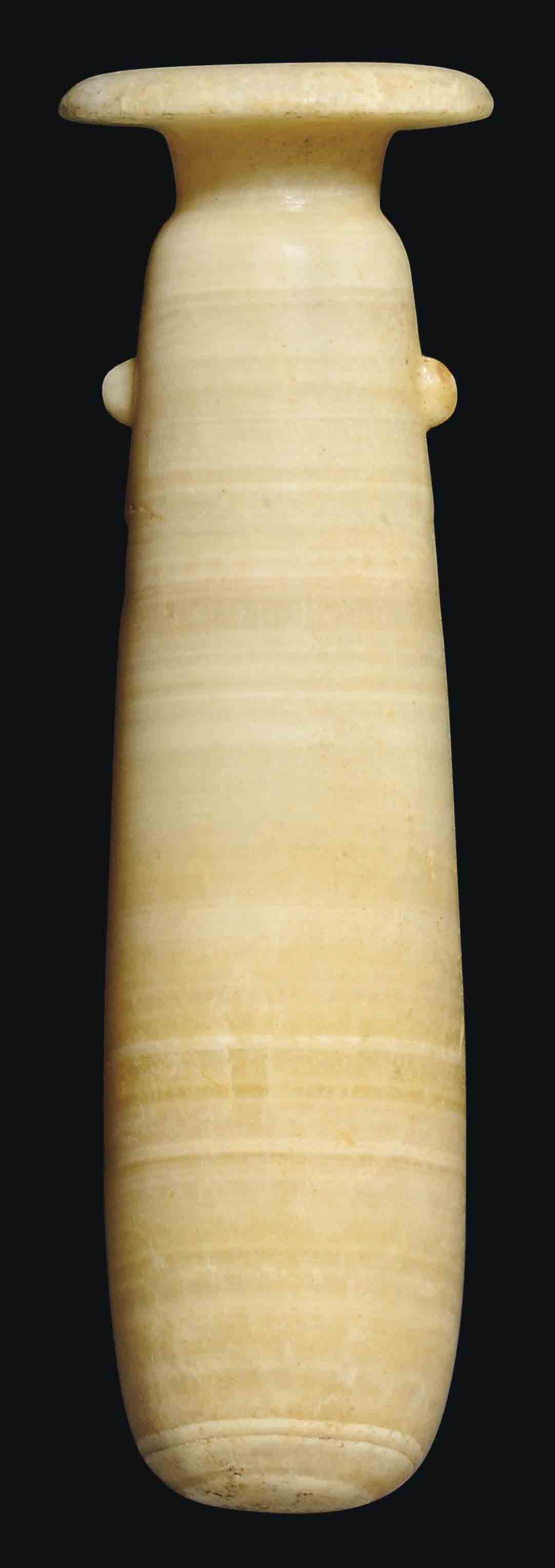 A GREEK ALABASTER ALABASTRON