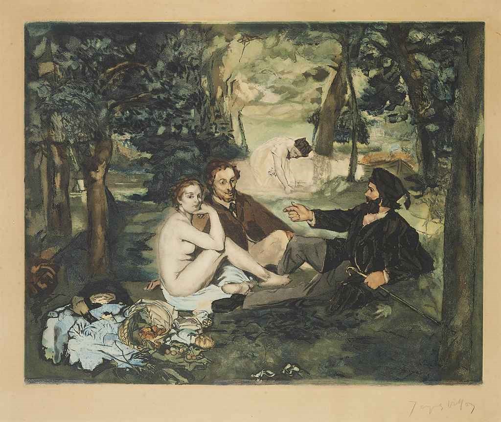 Jacques Villon (1875-1963), after Eduard Manet (Ginestet & Pouillon E 668)