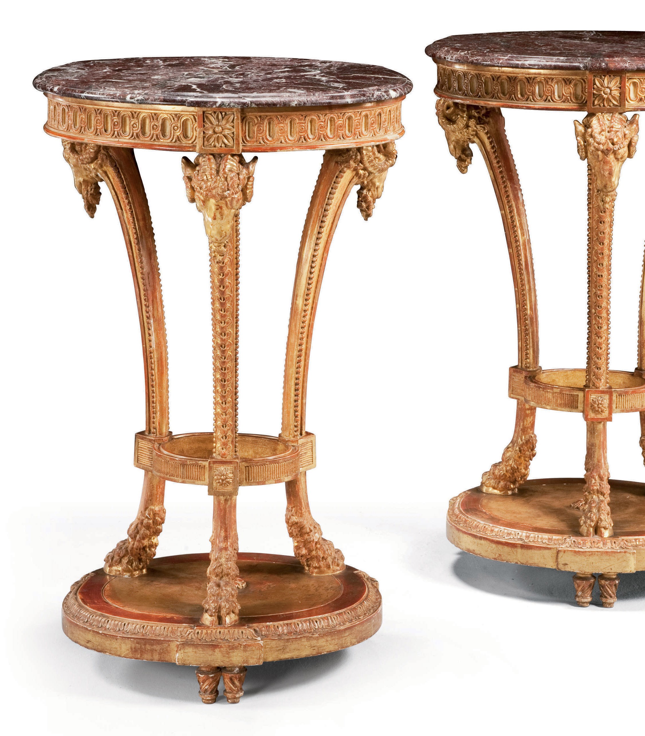 PAIRE DE SELLETTES NEOCLASSIQUES