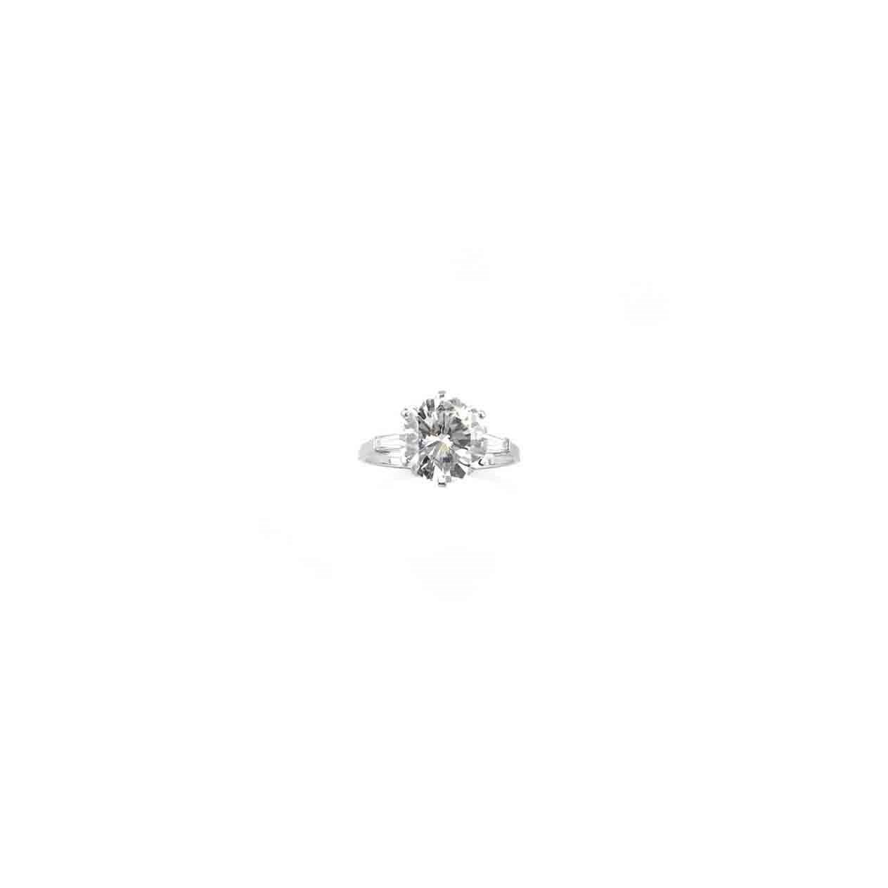 ANELLO CON BRILLANTE, FIRMATO BULGARI
