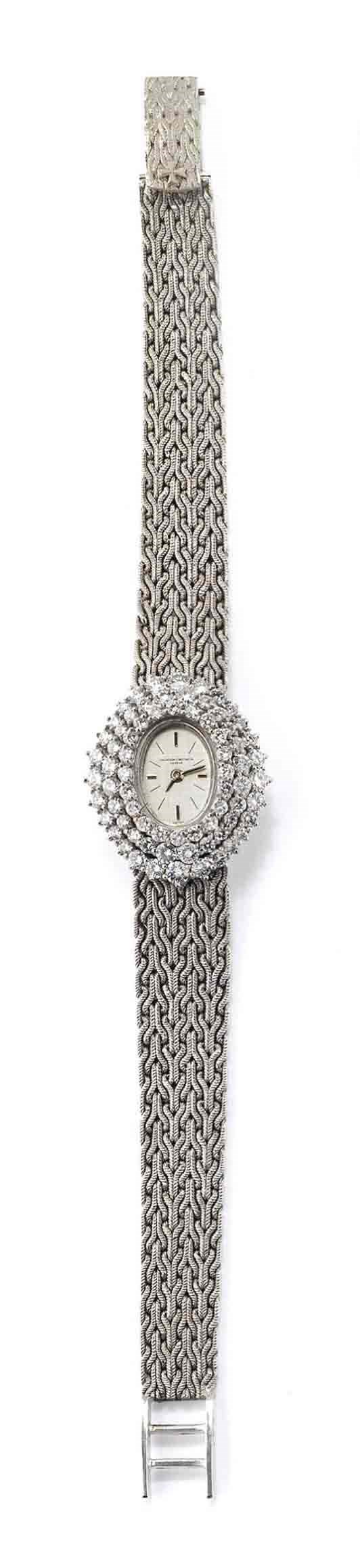 OROLOGIO VACHERON-CONSTANTIN GENÈVE DA POLSO DA DONNA CON BRILLANTI