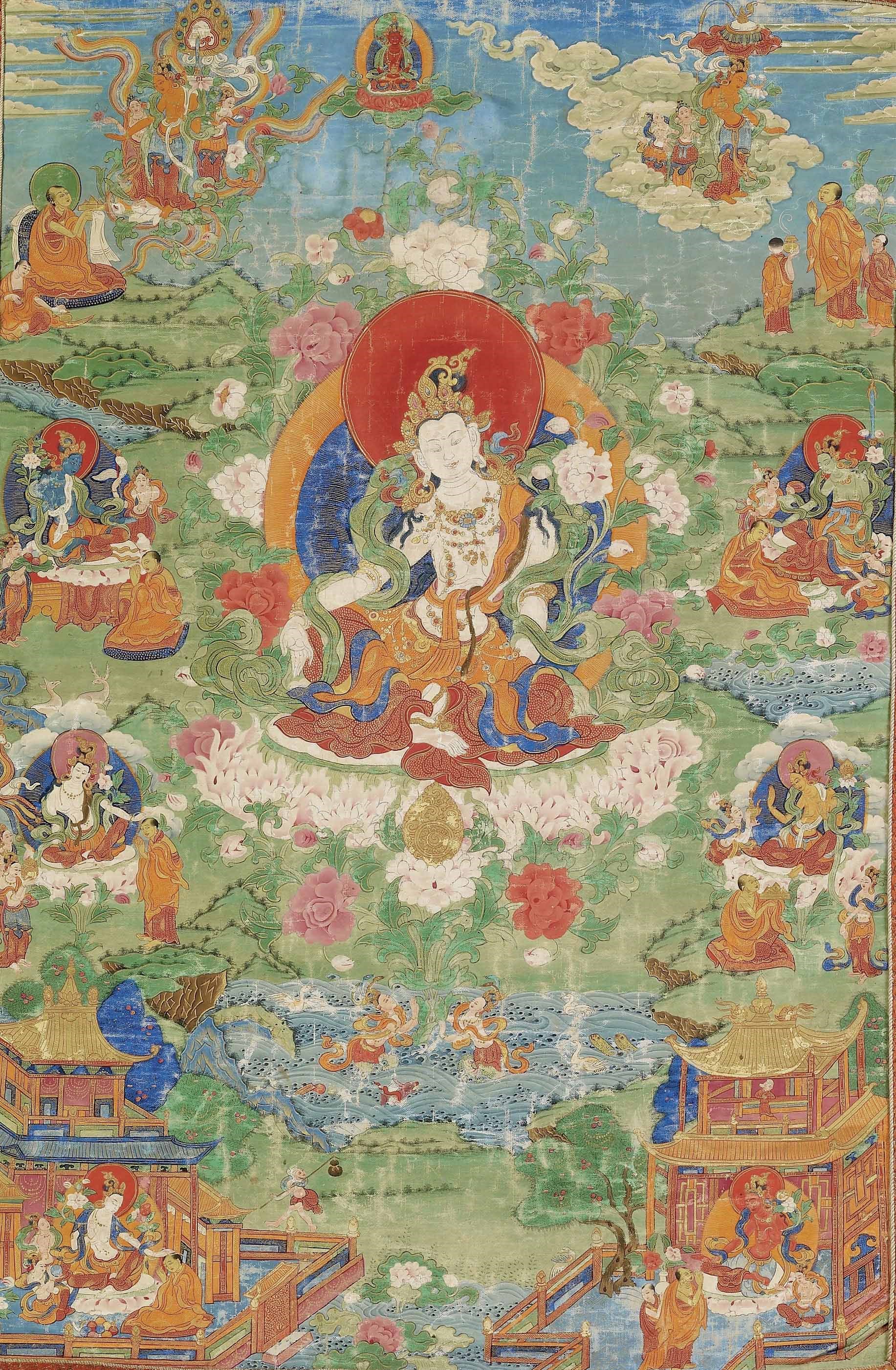 THANGKA REPRESENTANT UNE TARA