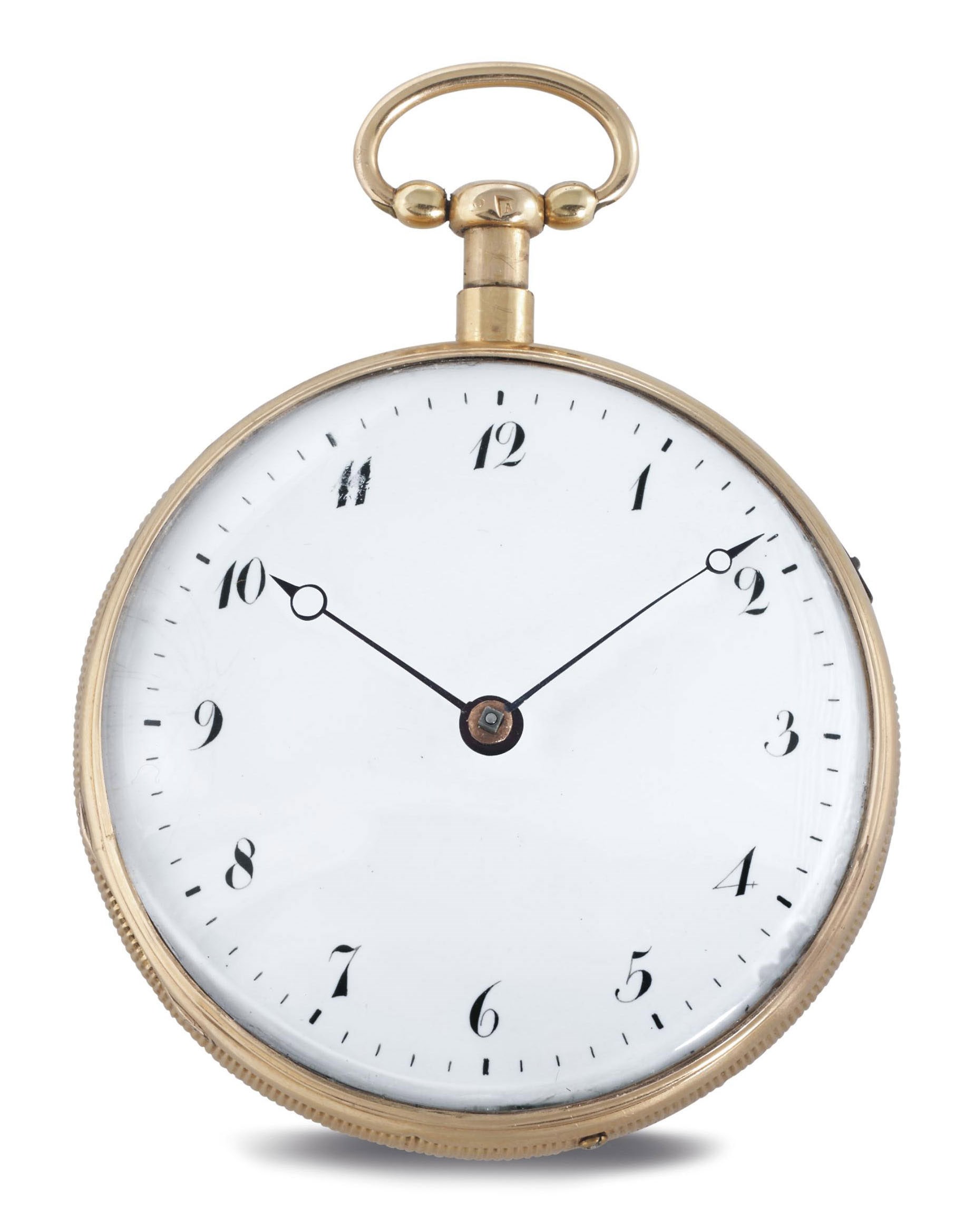 SWISS. AN 18K PINK GOLD OPENFACE QUARTER REPEATING MUSICAL KEYWOUND POCKET WATCH