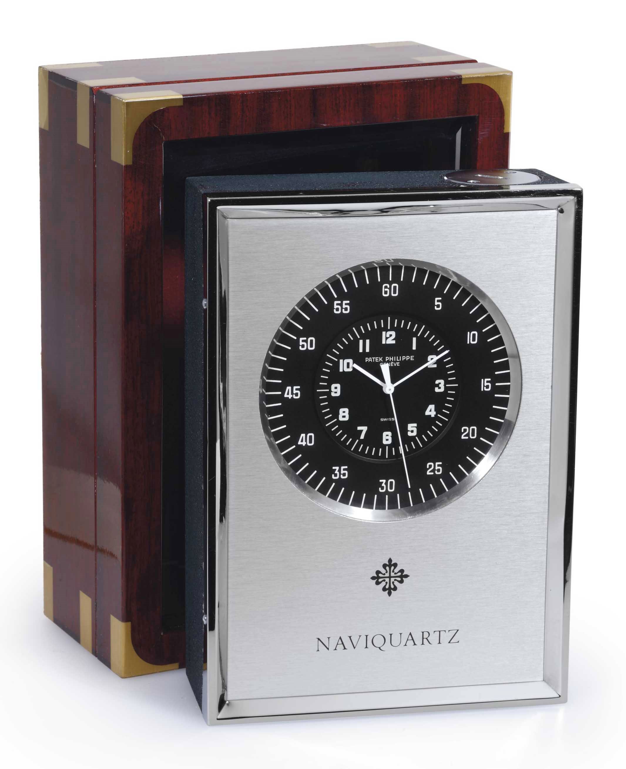 PATEK PHILIPPE. AN ALUMINIUM MARINE CHRONOMETER WITH JUMPING CENTER SECONDS