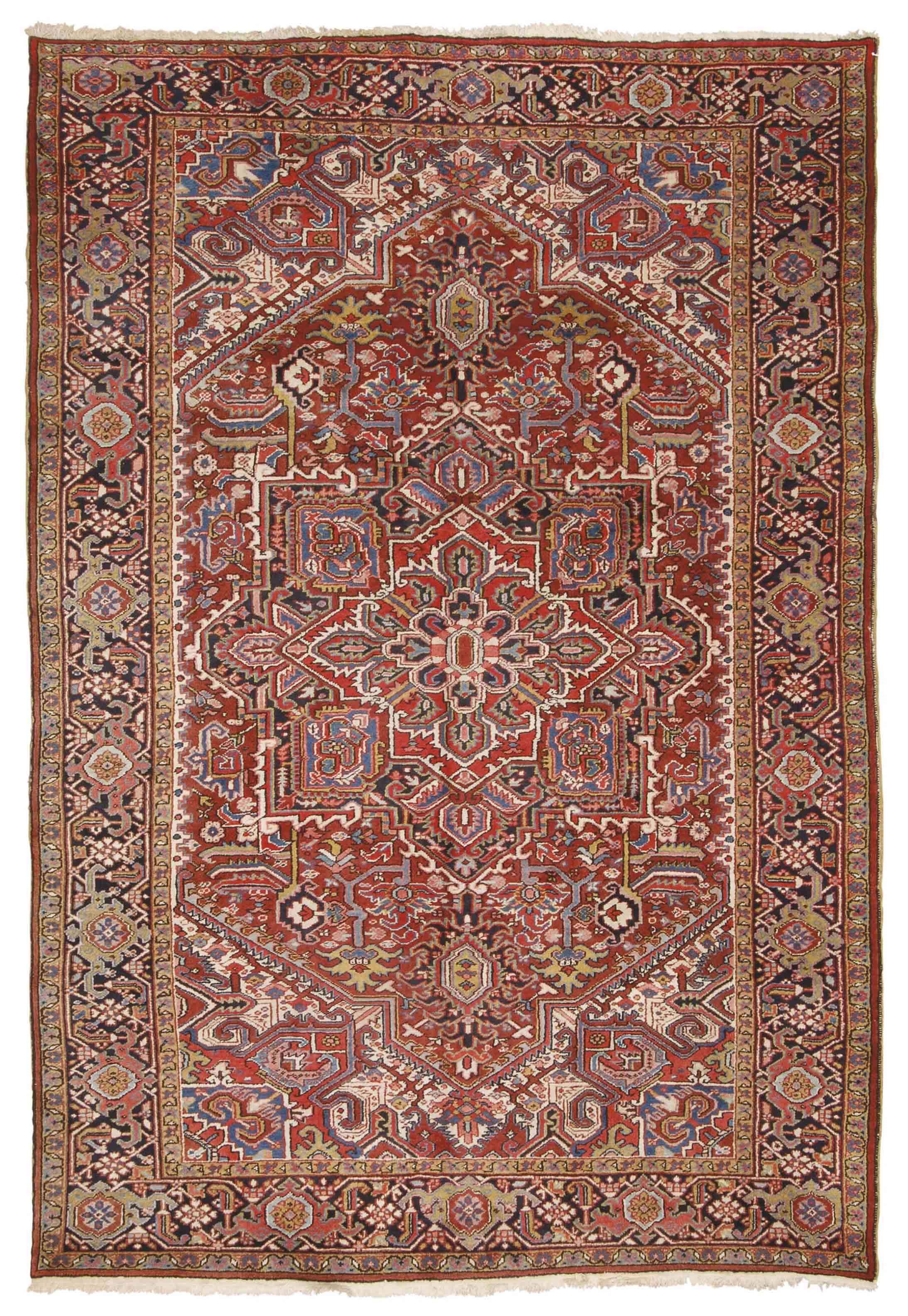 A Heriz carpet