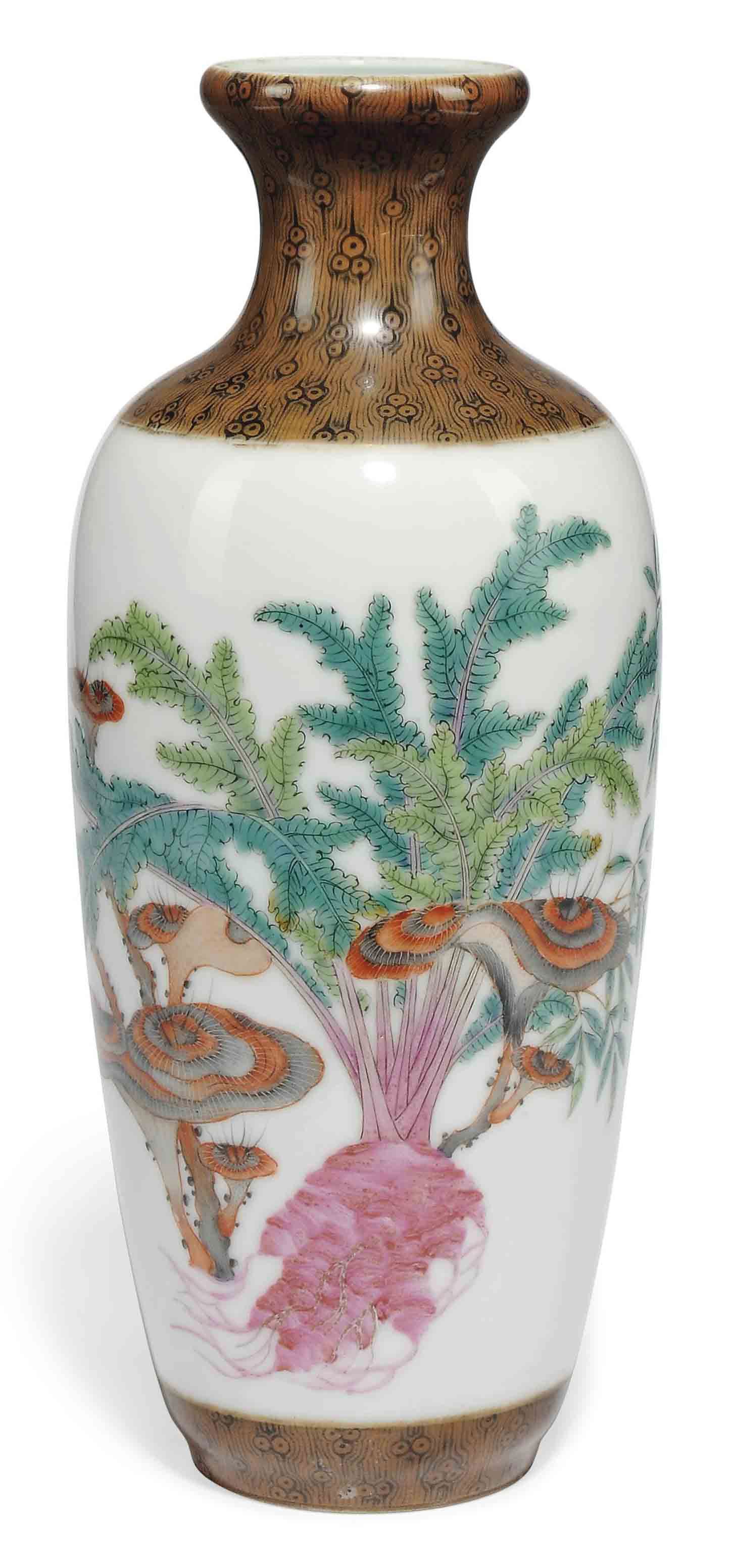 A CHINESE OVOID VASE