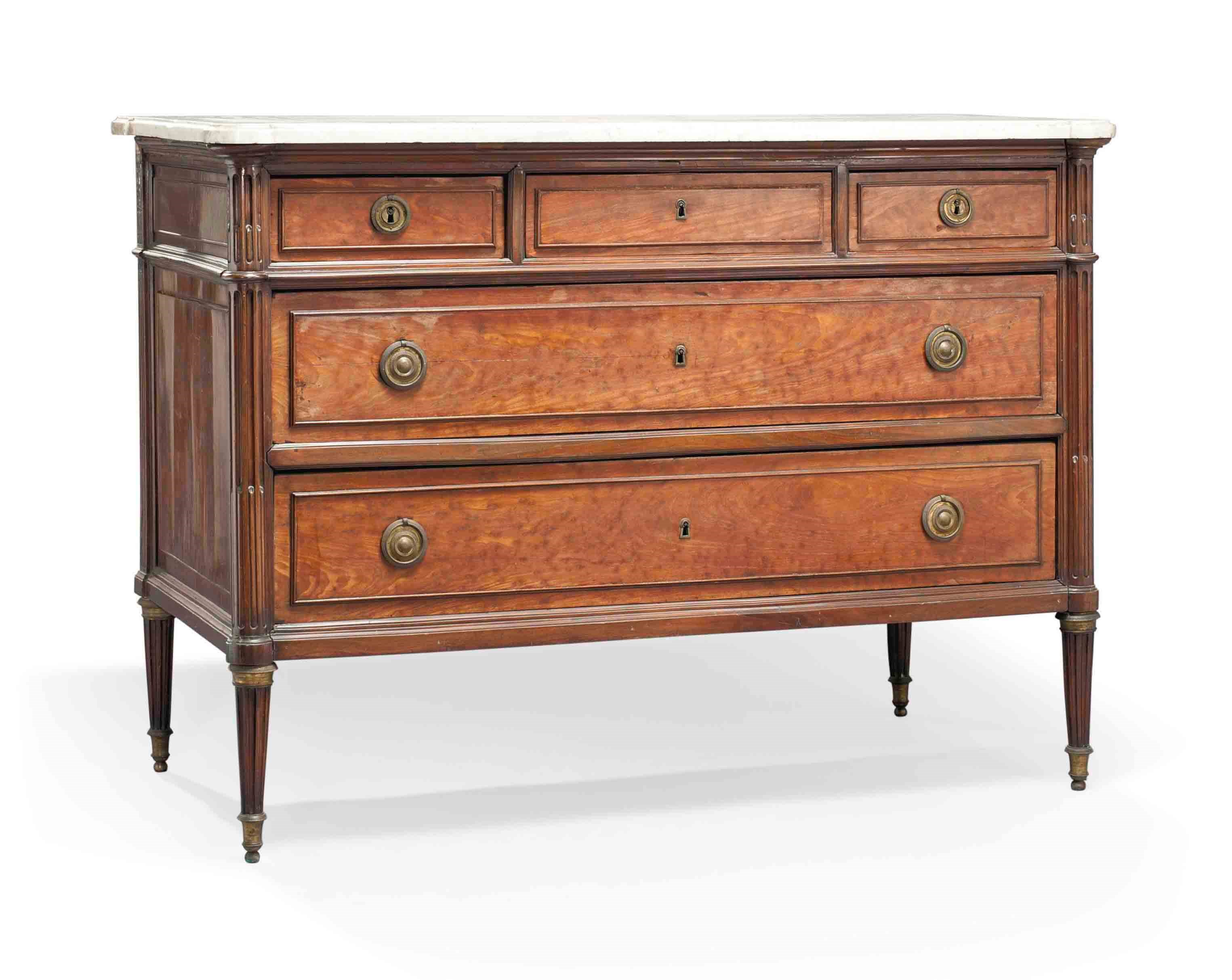 COMMODE DE LA FIN DE L'EPOQUE LOUIS XVI