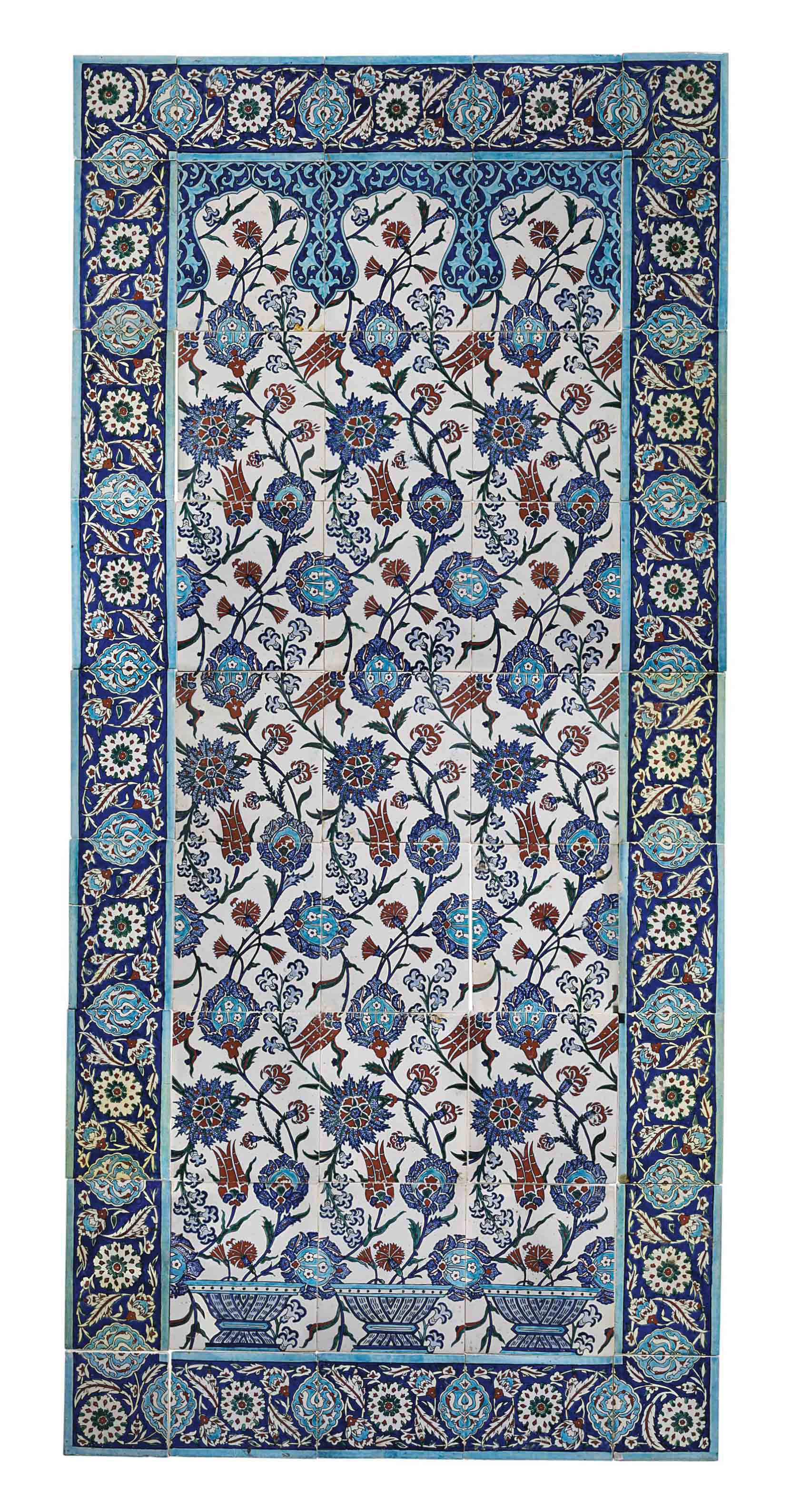 AN IZNIK-STYLE TILE PANEL
