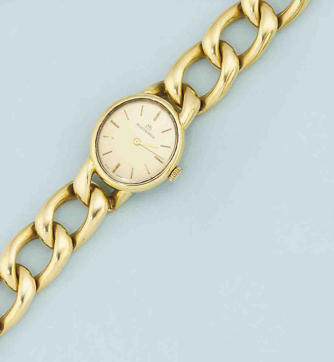 A wristwatch, by Bucherer