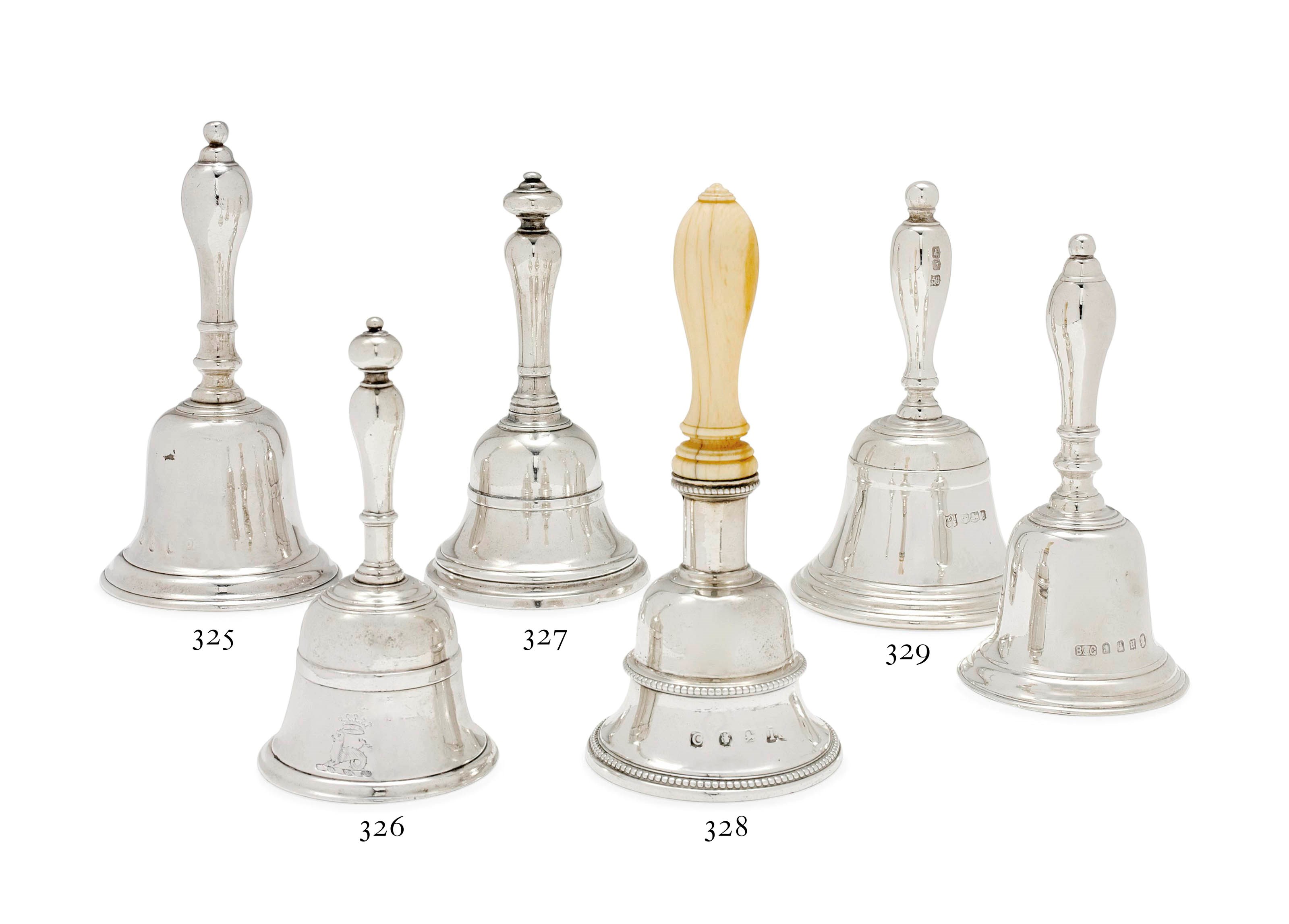 A GEORGE I SILVER TABLE-BELL