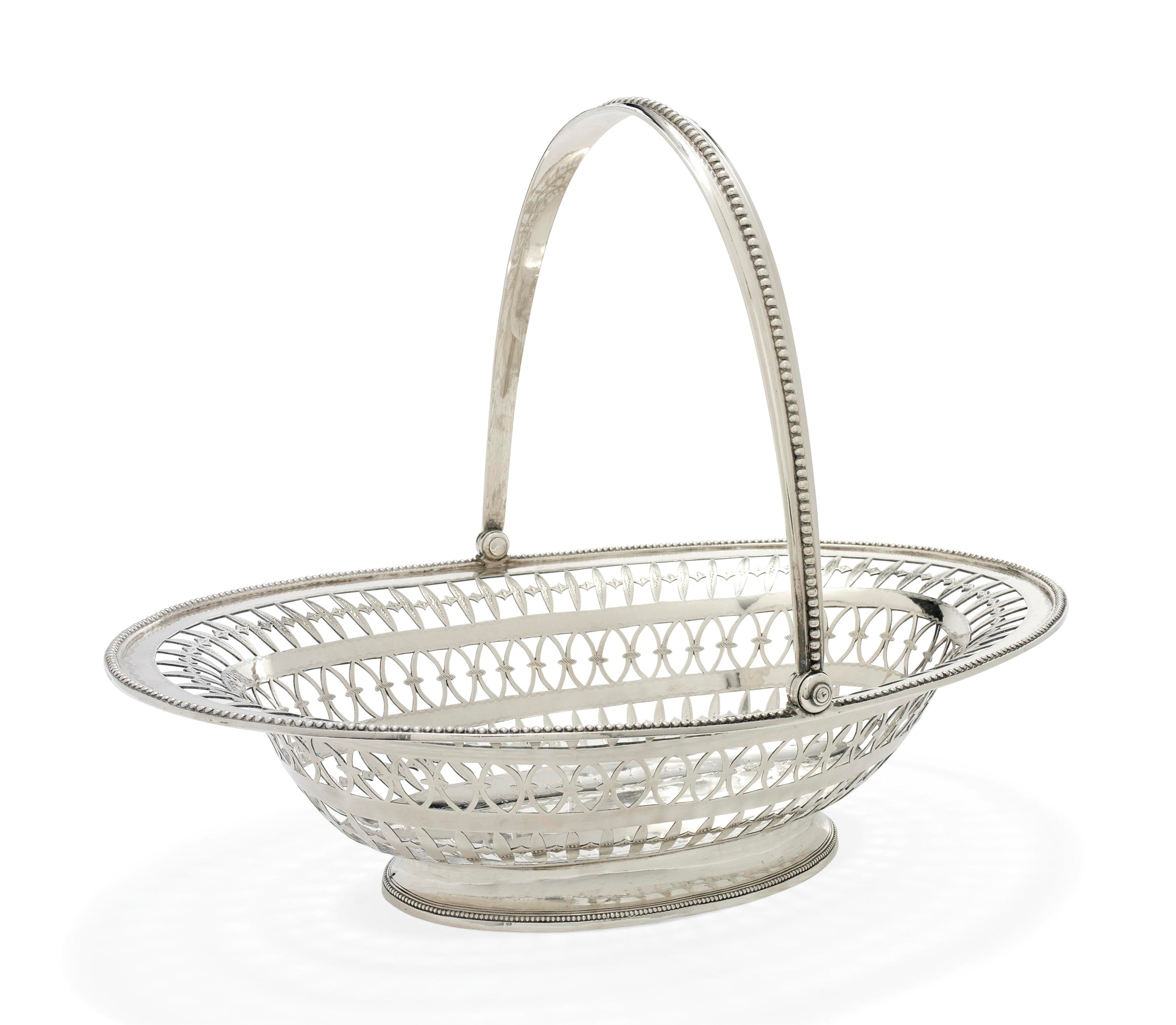 A PORTUGUESE SILVER BASKET
