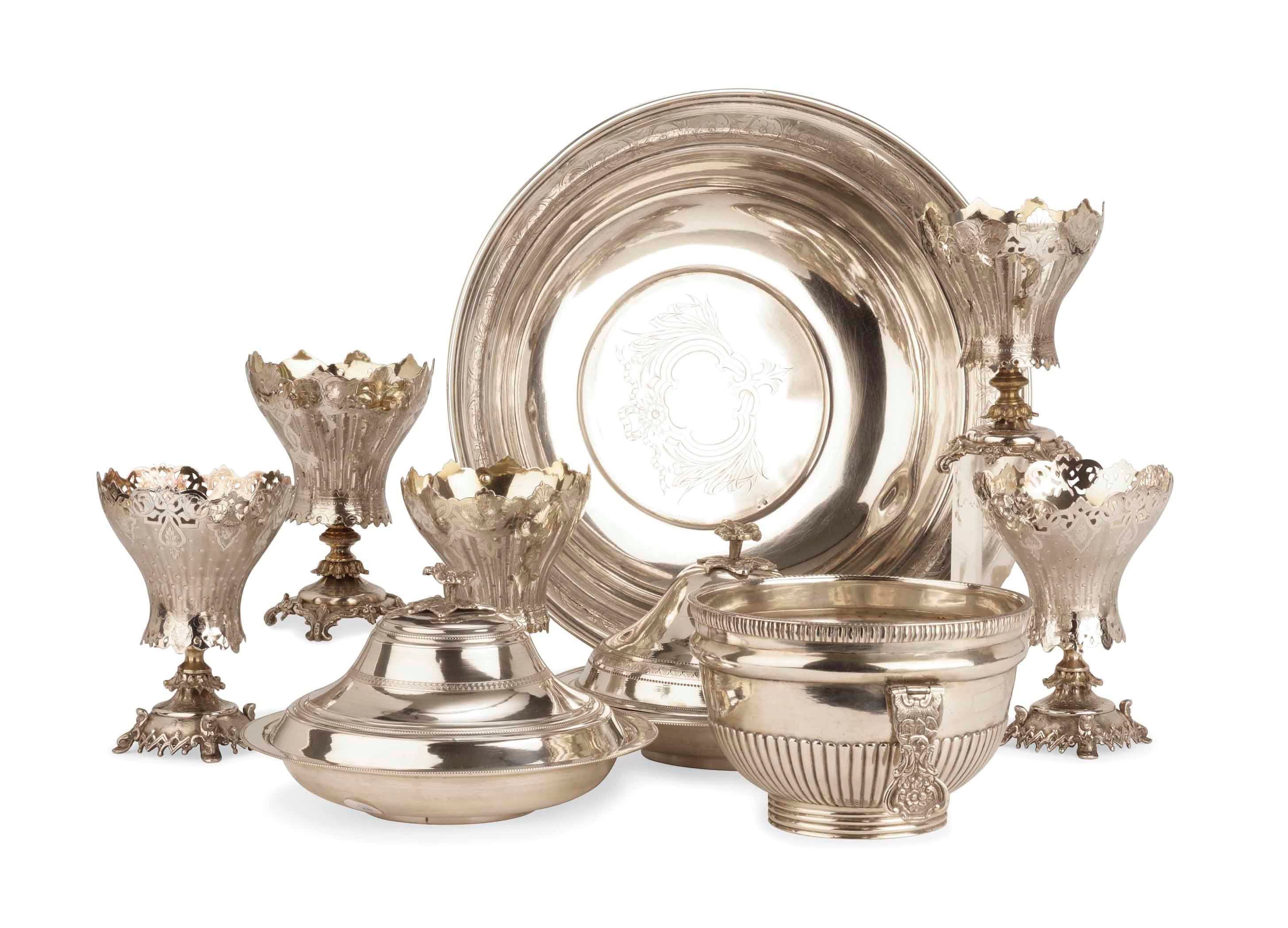 A collection of mainly Turkish silver objects