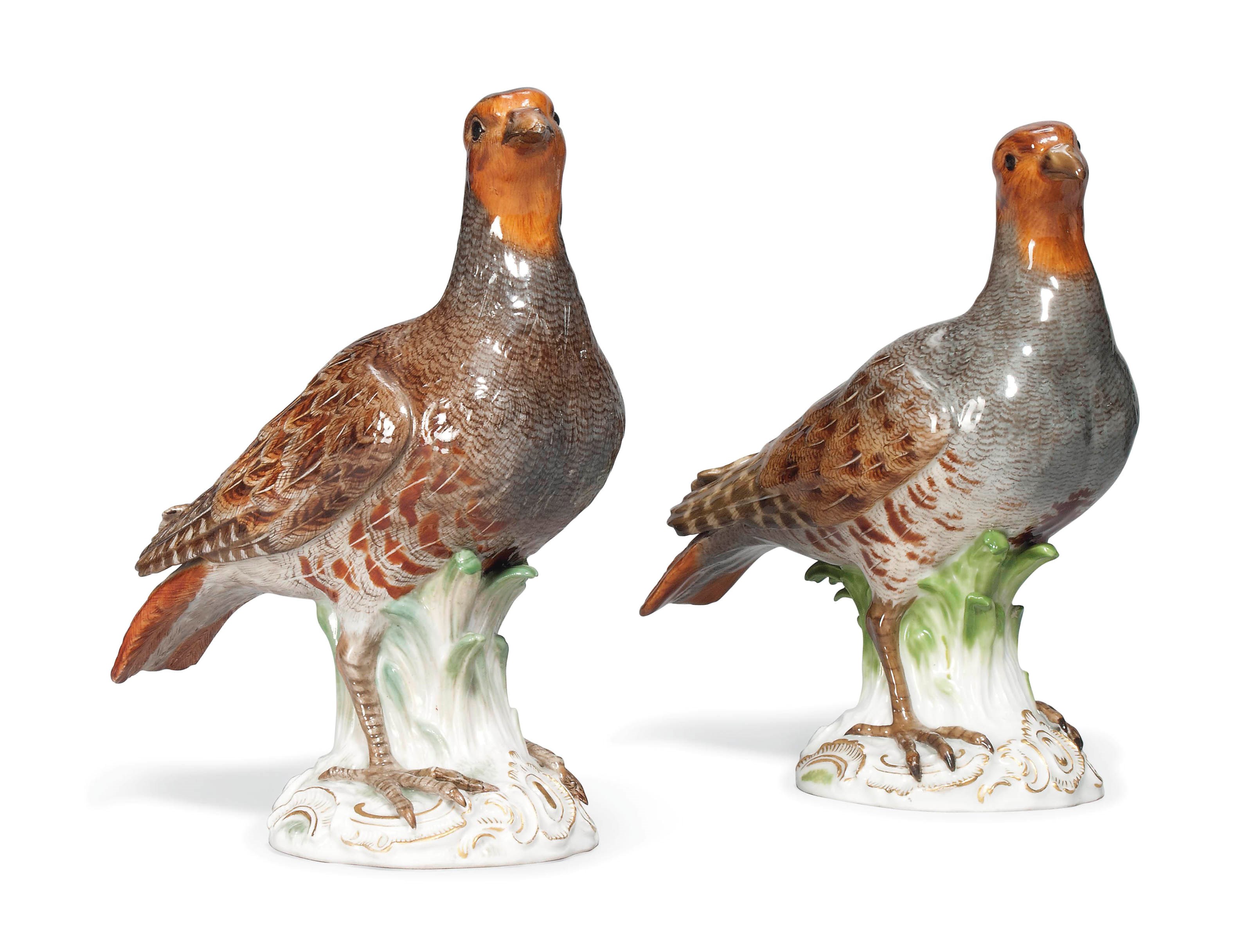 TWO MEISSEN MODELS OF PARTRIDGES
