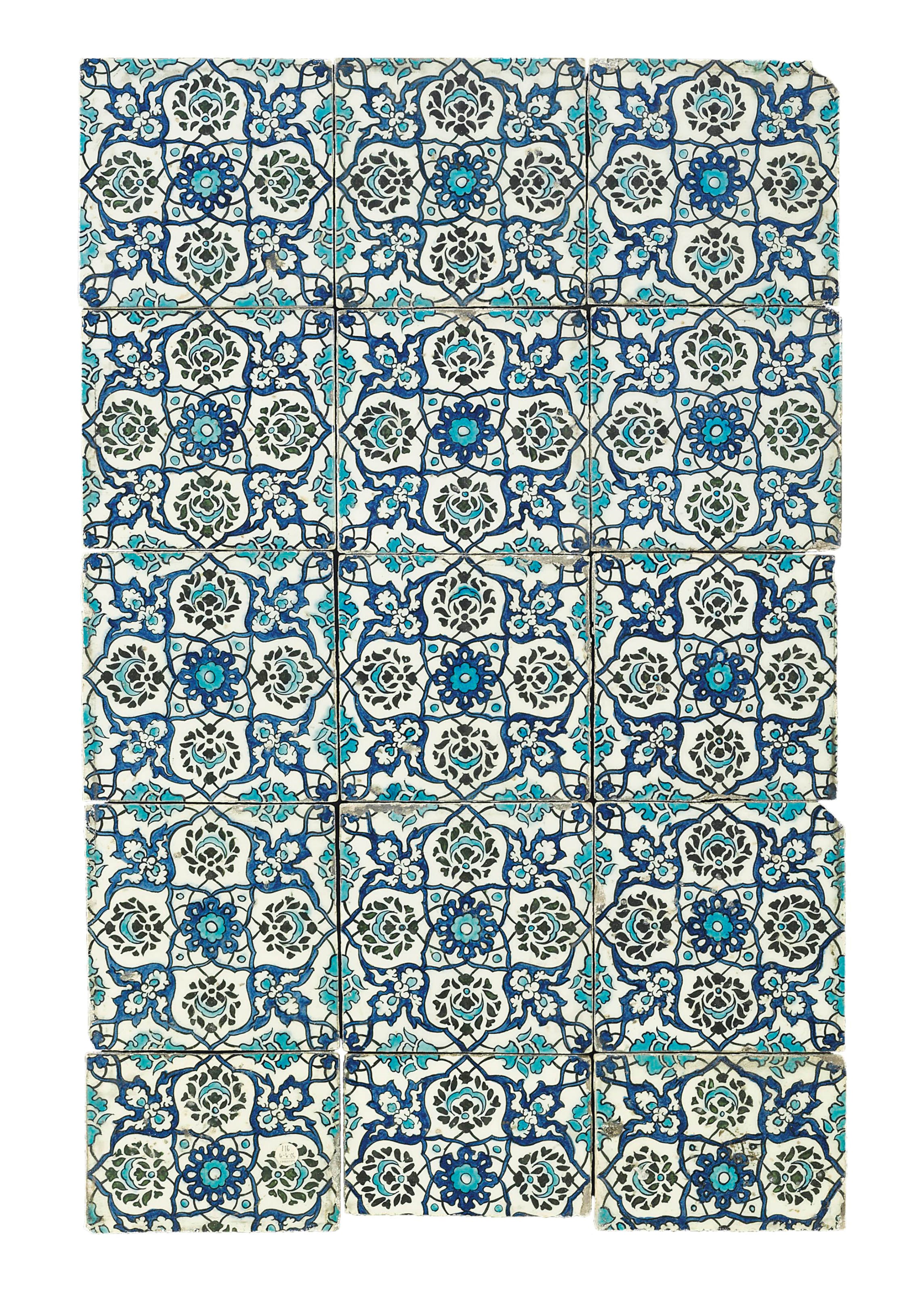 A DAMASCUS TILE PANEL