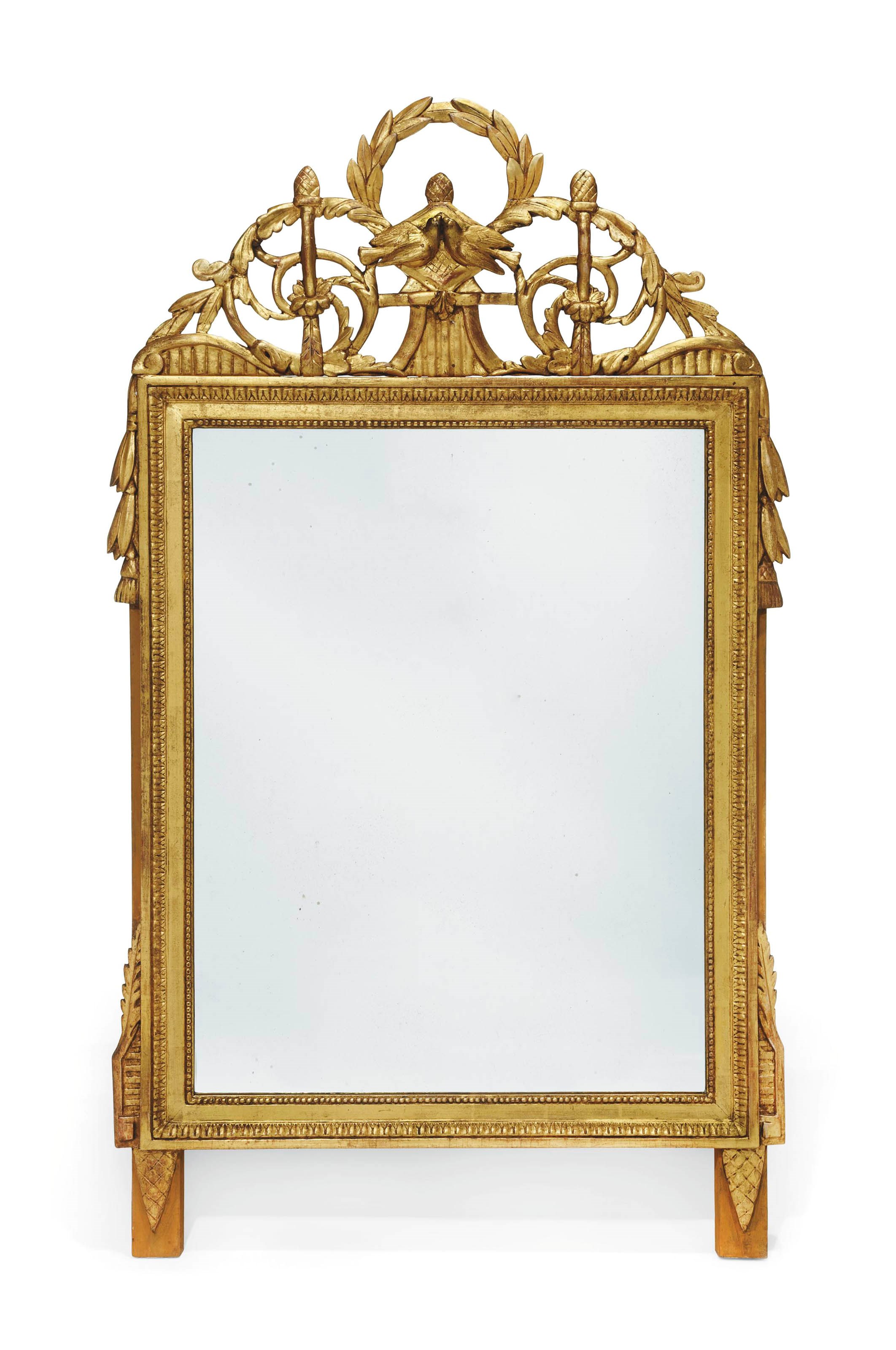 DEUX MIROIRS D'EPOQUE LOUIS XVI