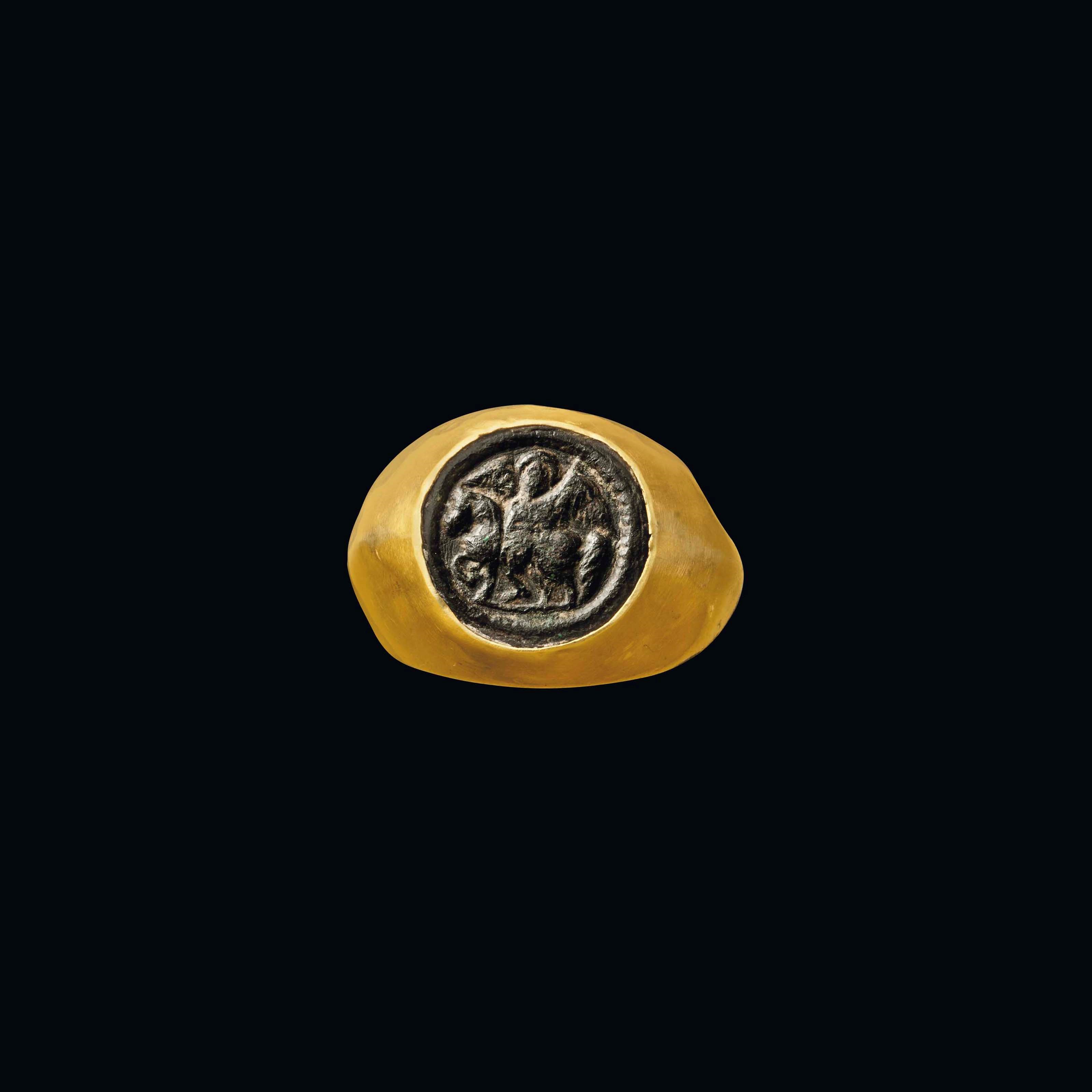 A BYZANTINE BRONZE WEIGHT