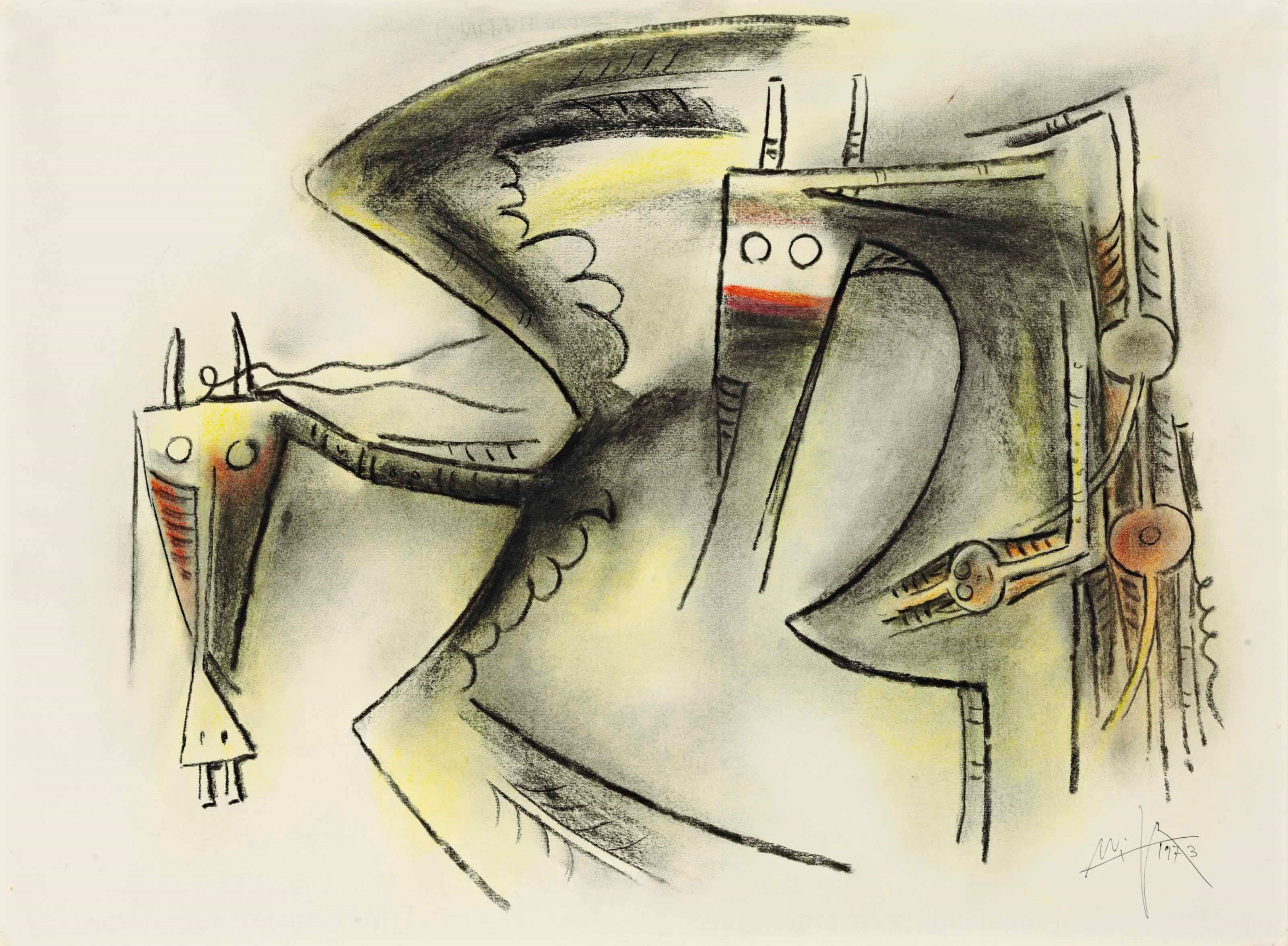 Wifredo Lam (Cuban 1902-1982)