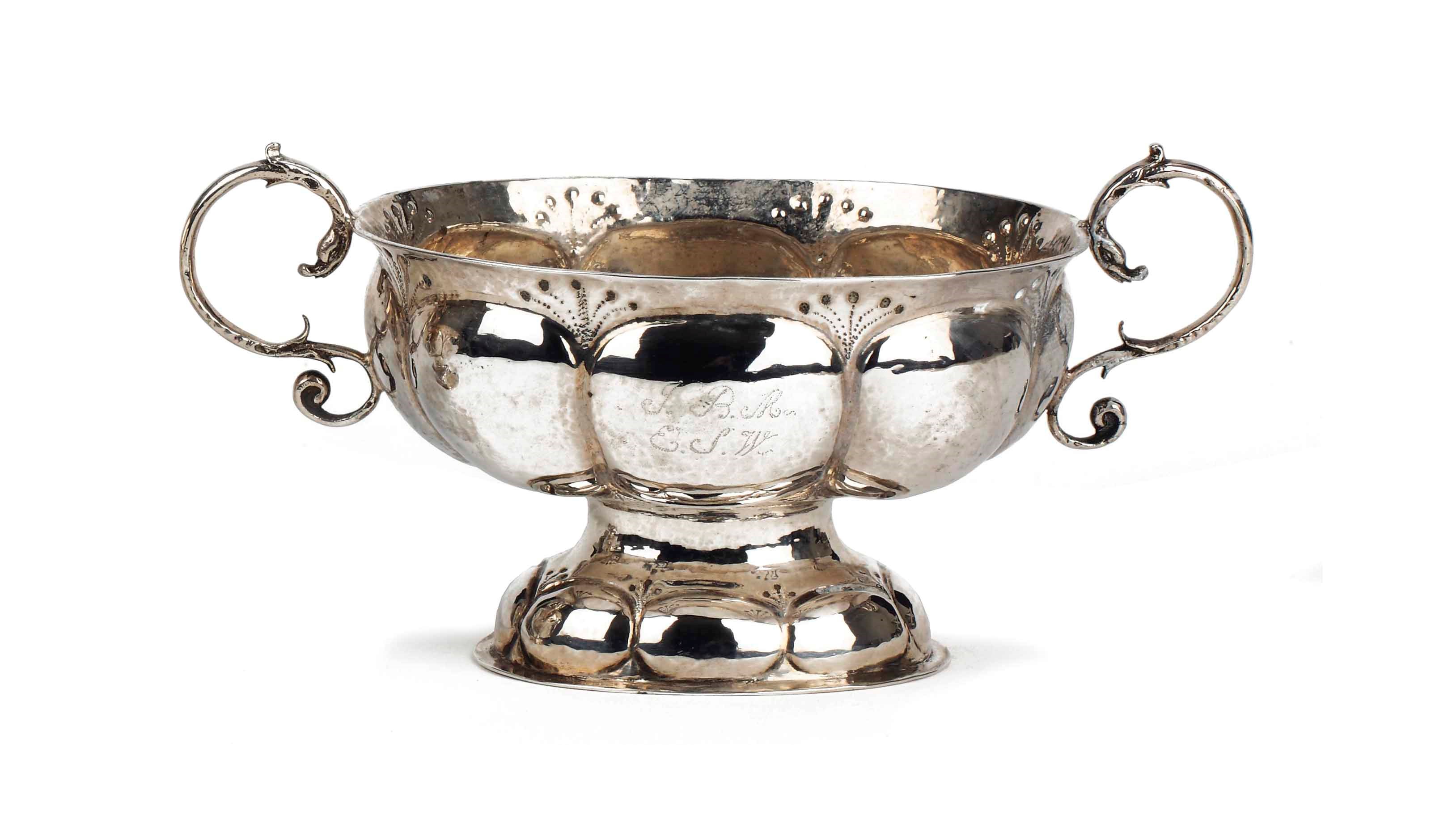 A German silver brandy-bowl