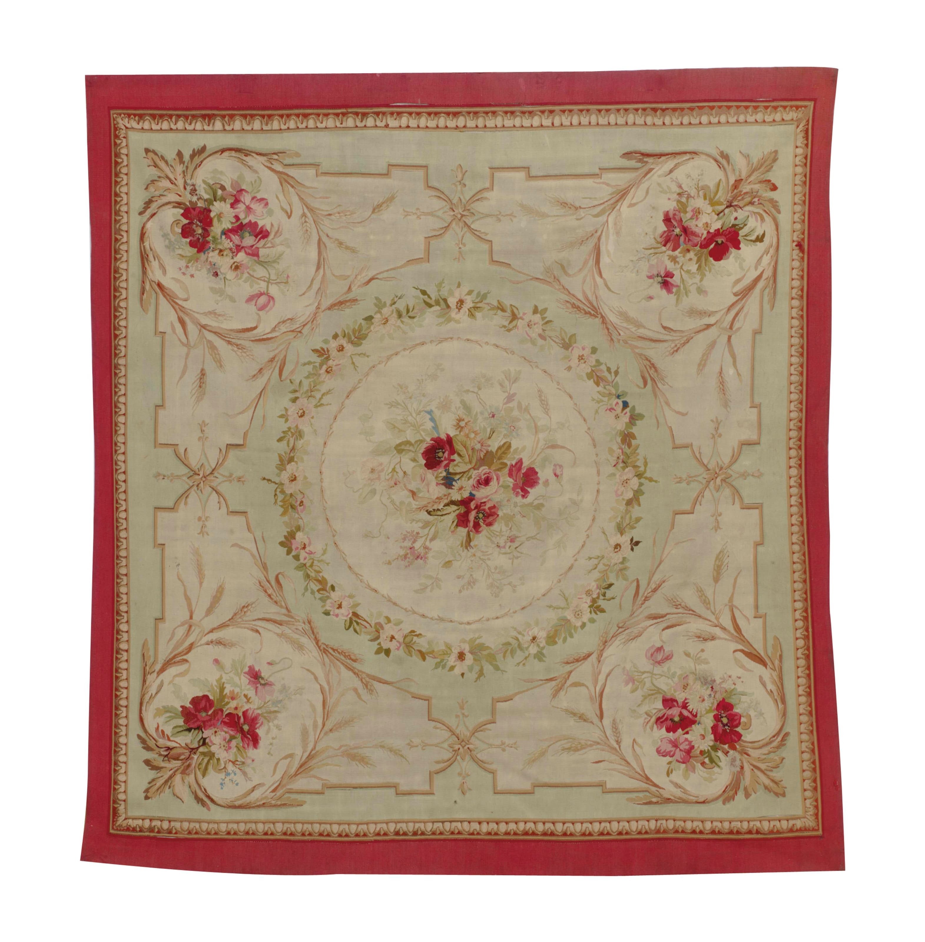 A FRENCH AUBUSSON TAPESTRY,