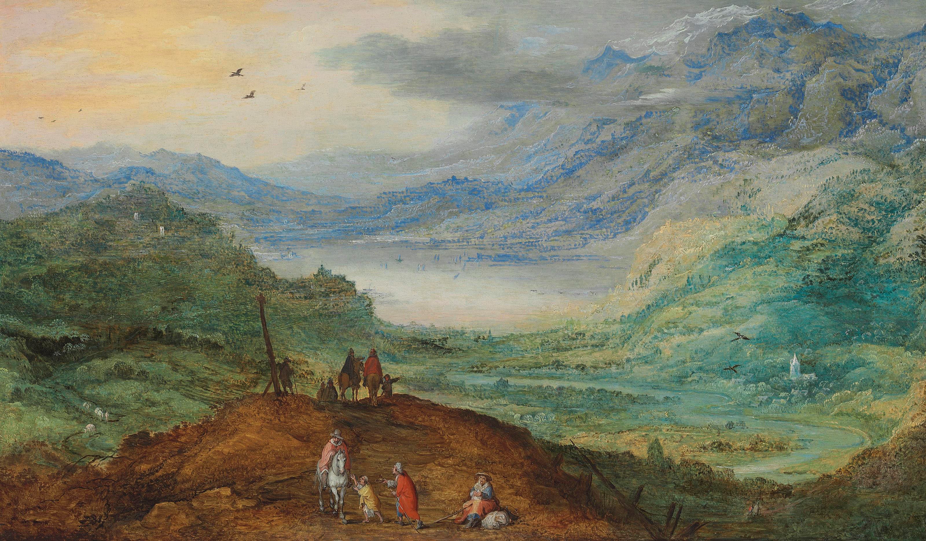 Joos de Momper II (Antwerp 1564-1635) and Jan Breughel II (Antwerp 1601-1678)