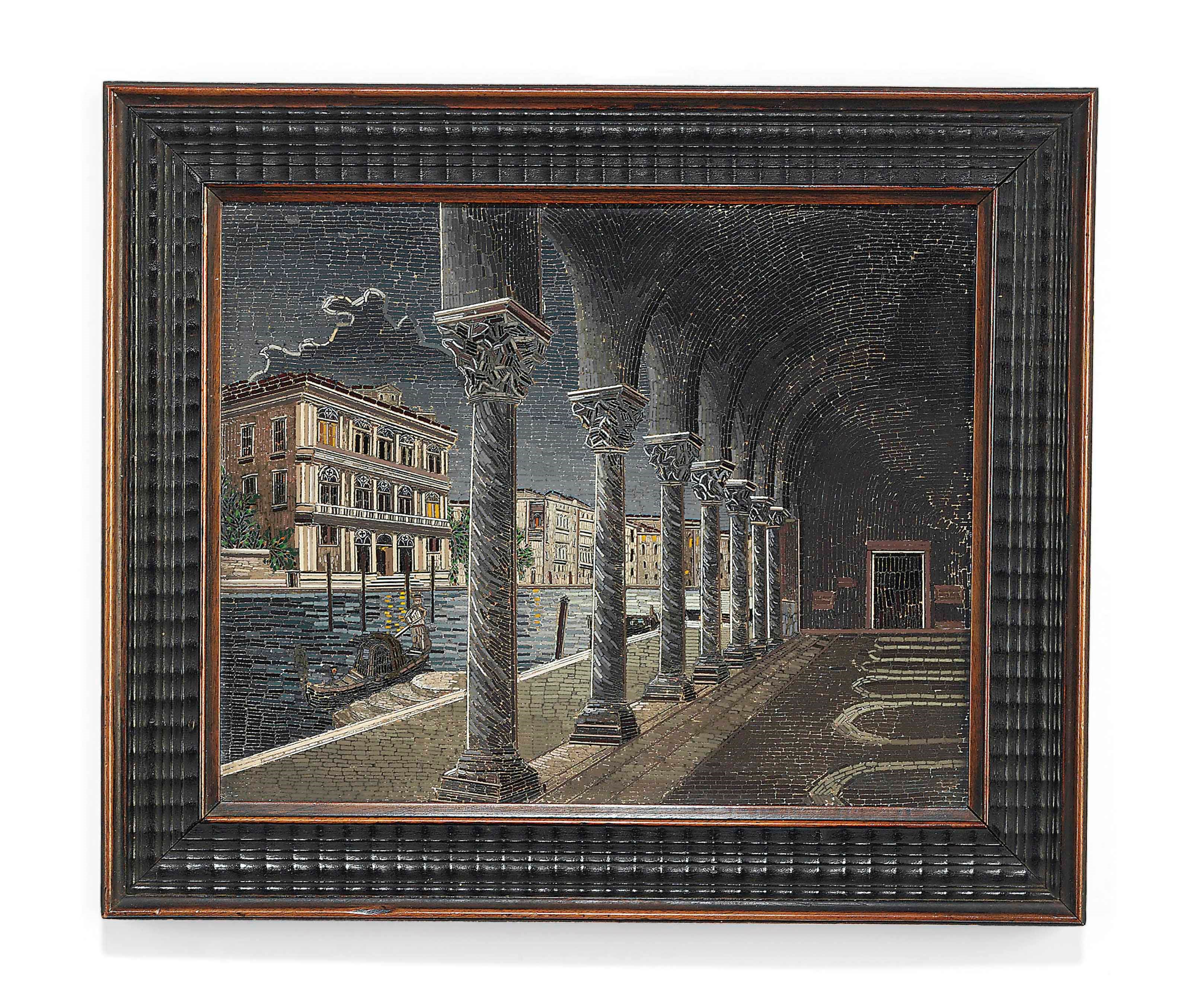 AN ITALIAN MICROMOSAIC PANEL