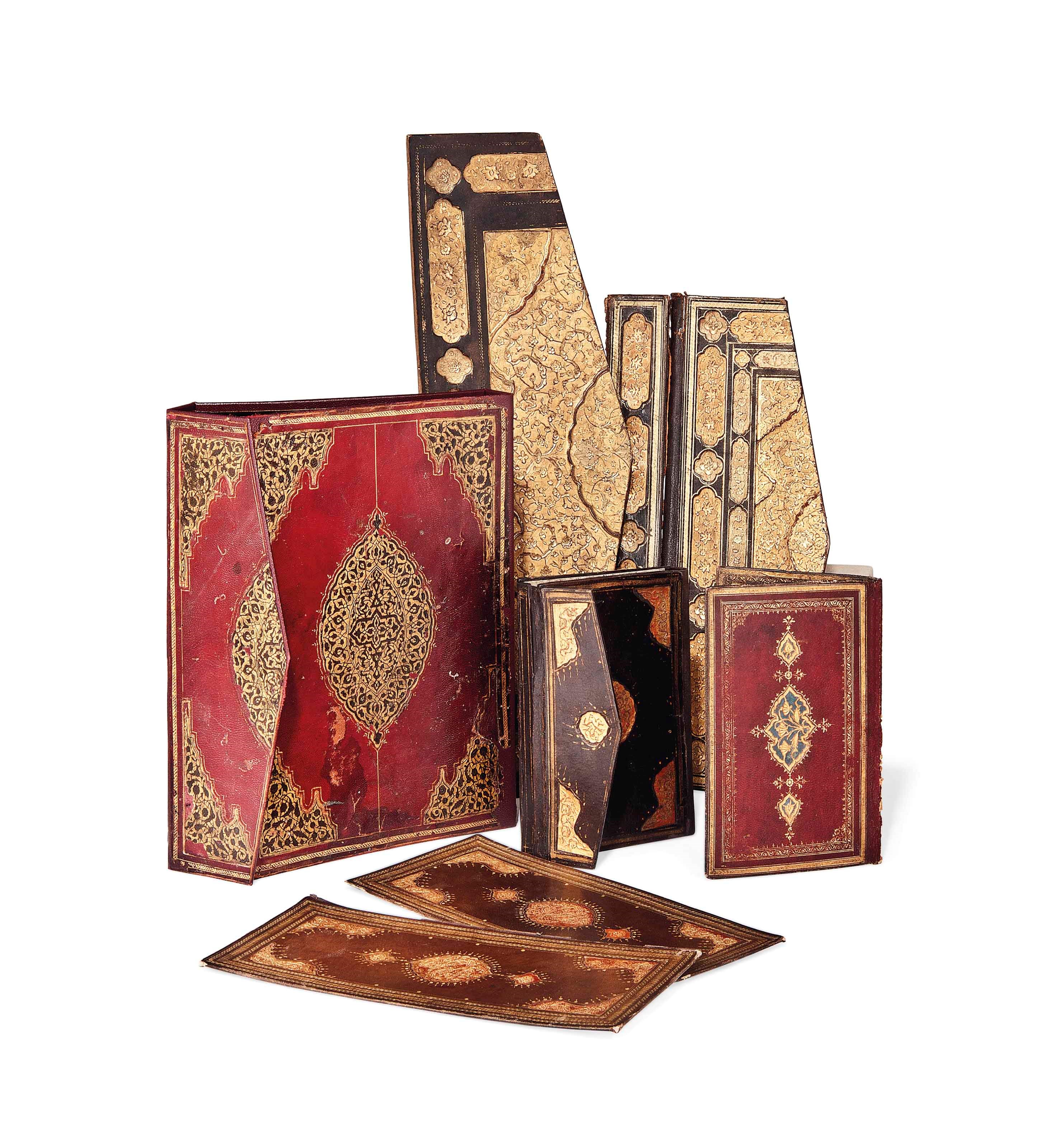 SIX OTTOMAN AND SAFAVID BINDINGS AND BINDING COVERS
