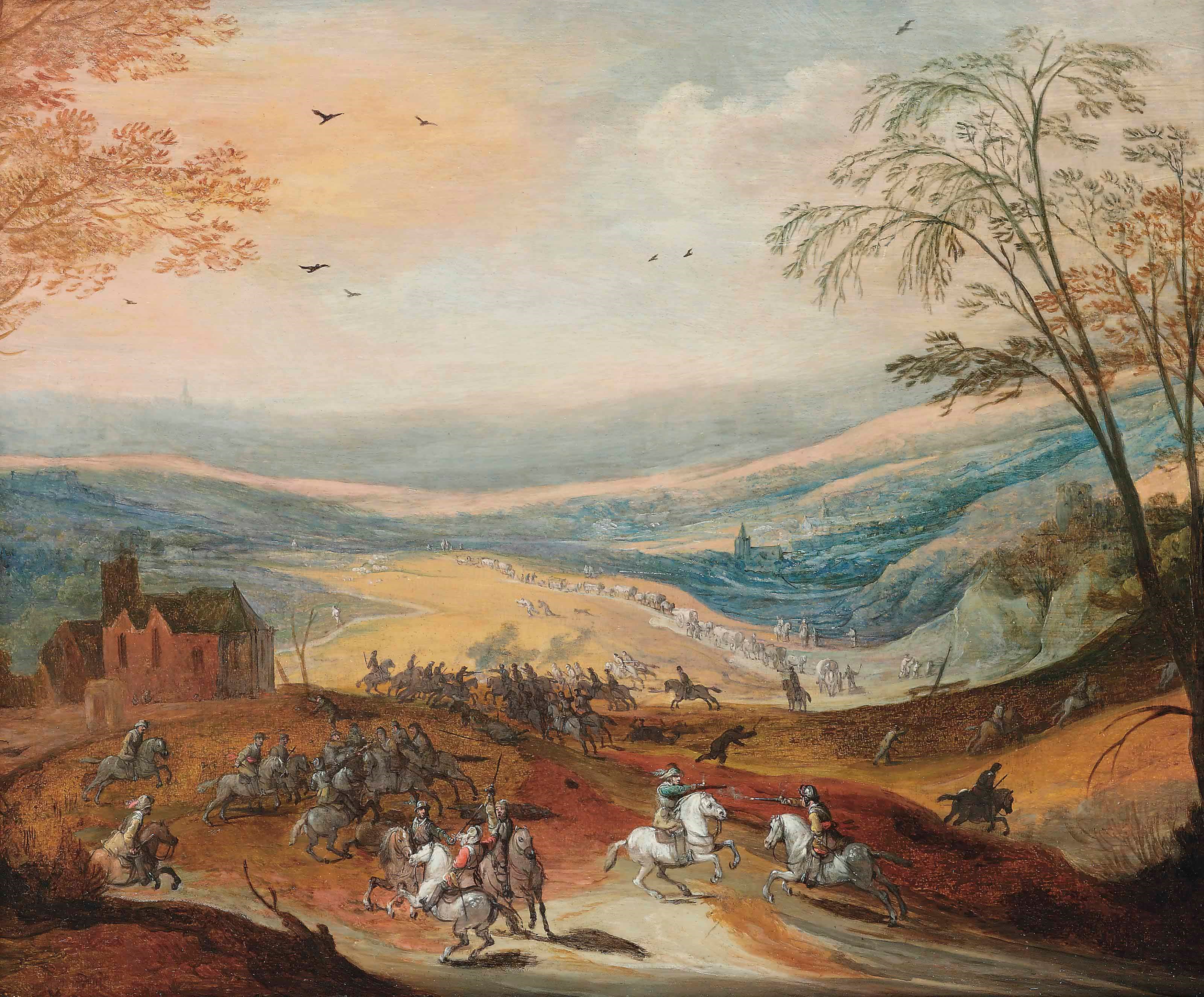 Joos de Momper II (Antwerp 1564-1635) and Peter Snayers (Antwerp 1592-after 1666 Brussels)