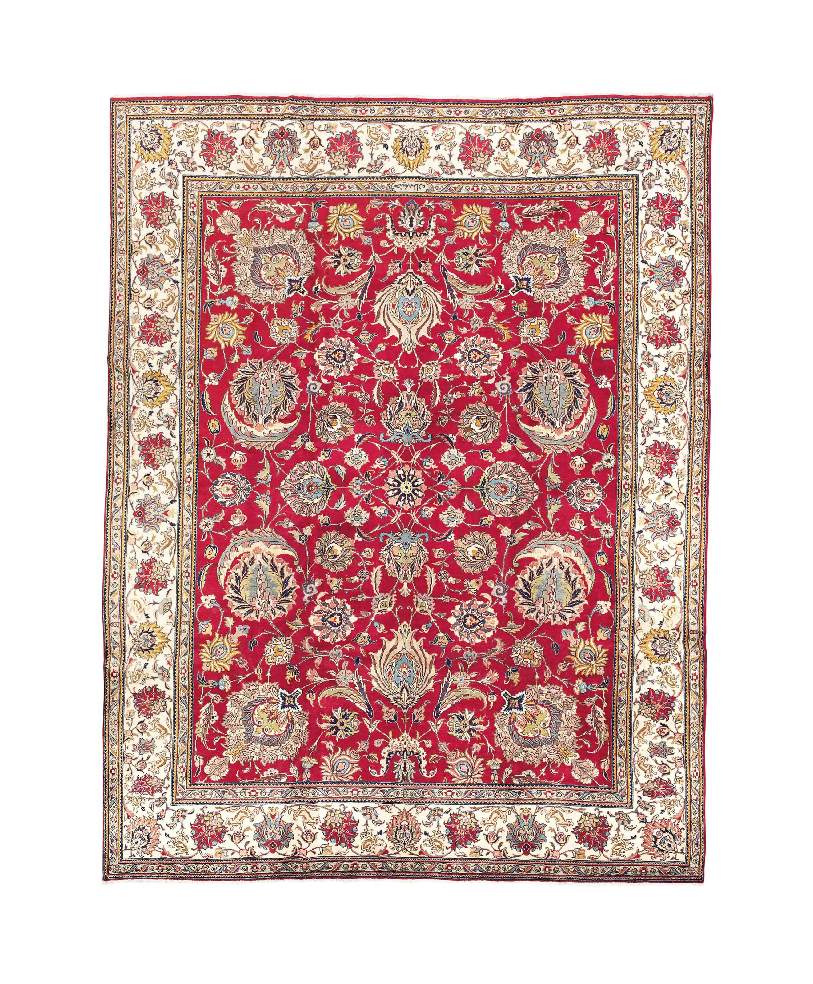 A fine Tabriz carpet