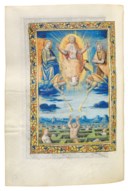 BOOK OF HOURS, use of Paris, in Latin and French ILLUMINATED MANUSCRIPT ON VELLUM