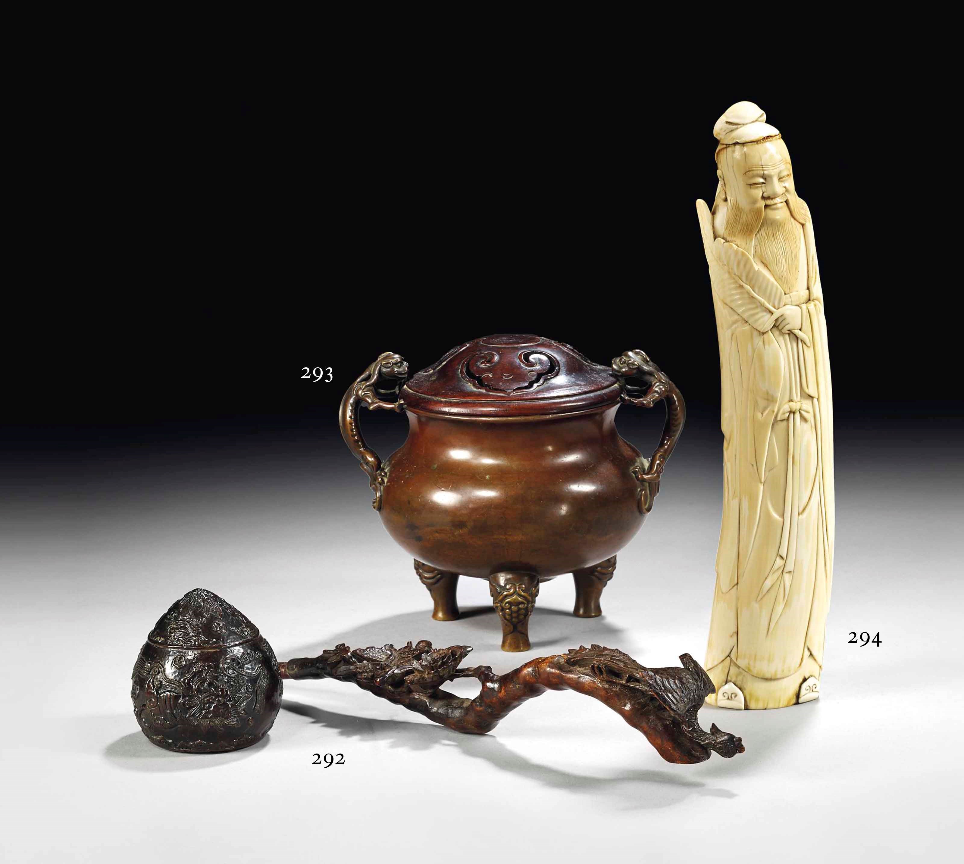 BRULE-PARFUM EN BRONZE