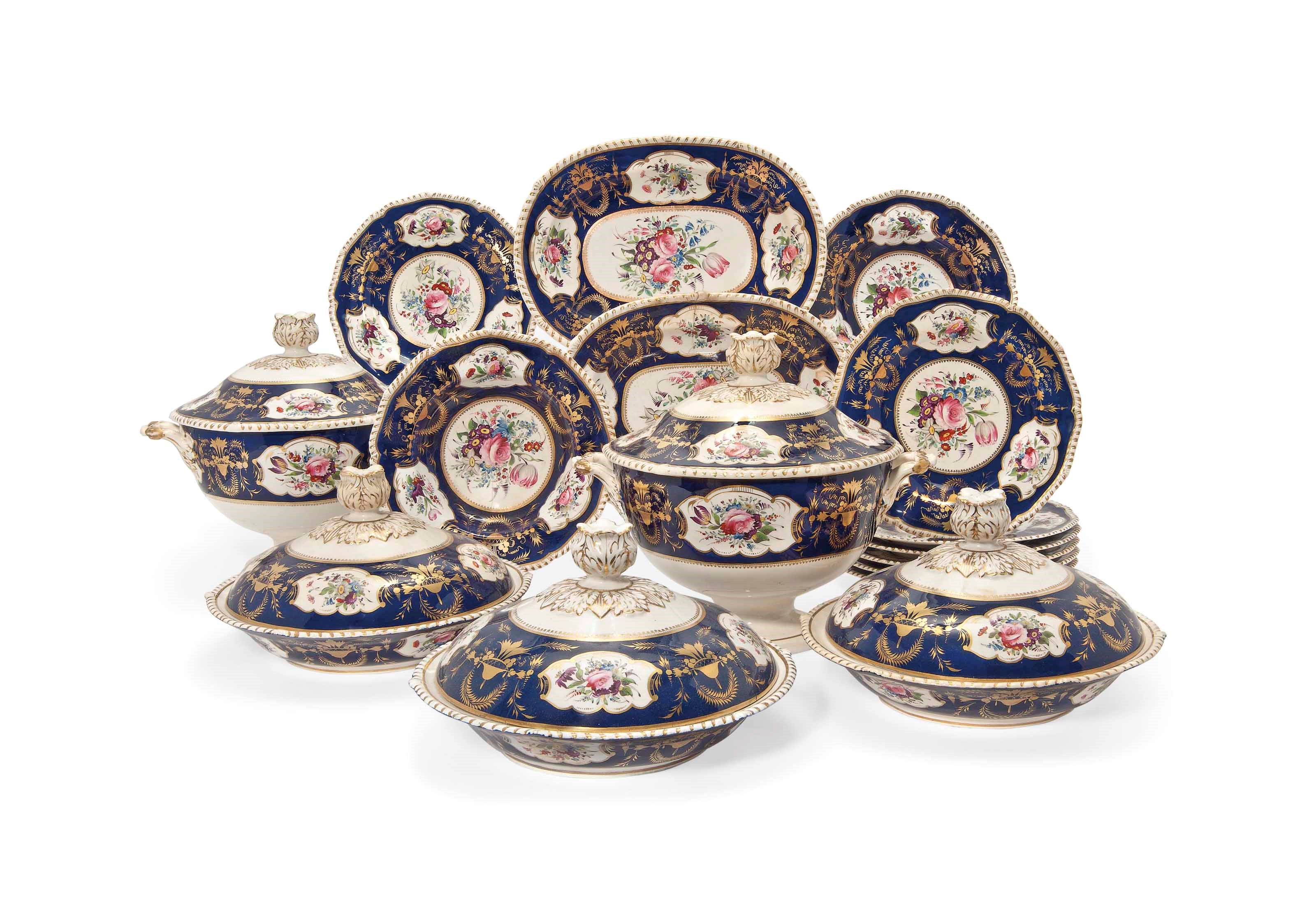 A DERBY PART DINNER-SERVICE