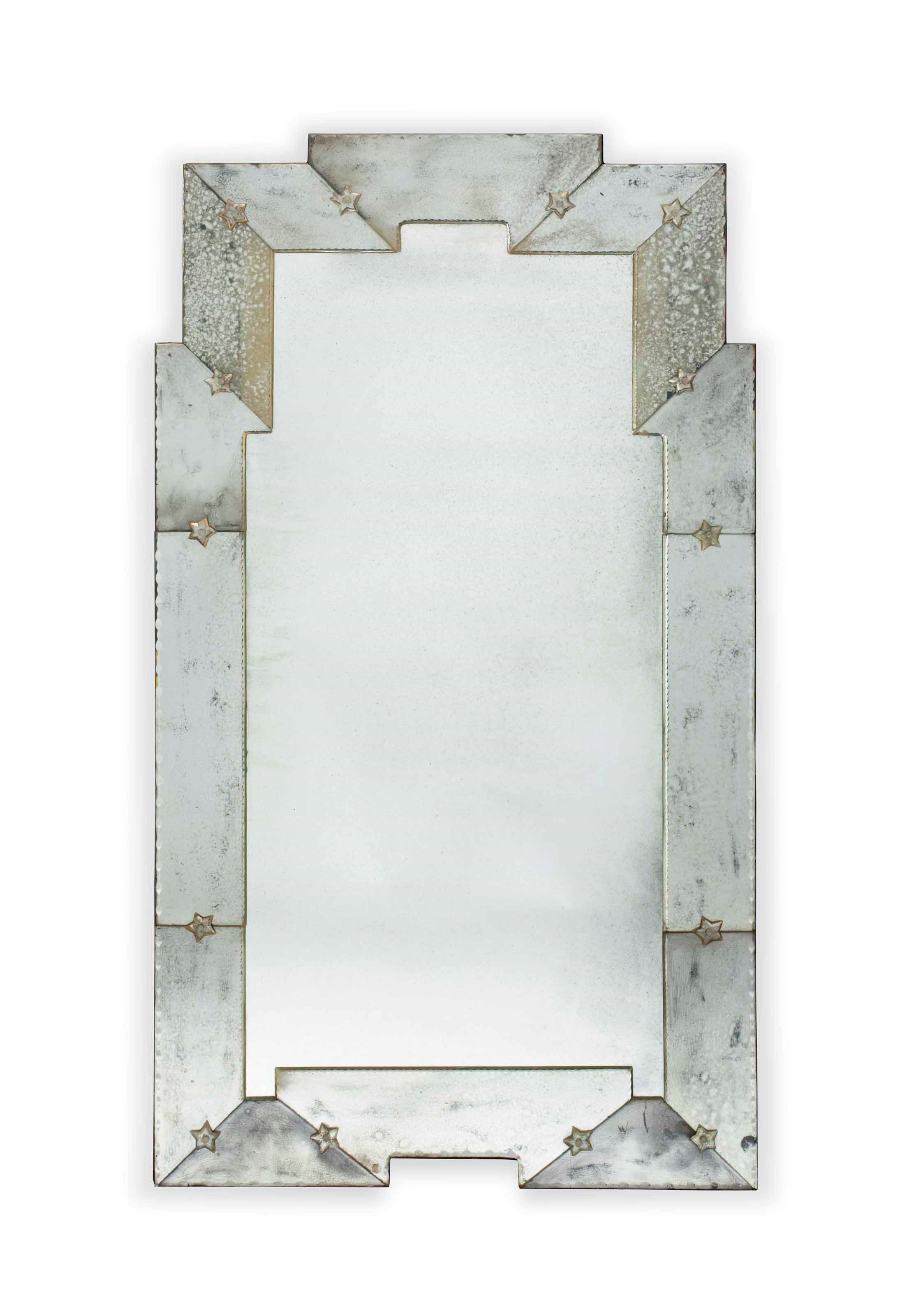 A PAIR OF VENETIAN STYLE MIRRORS