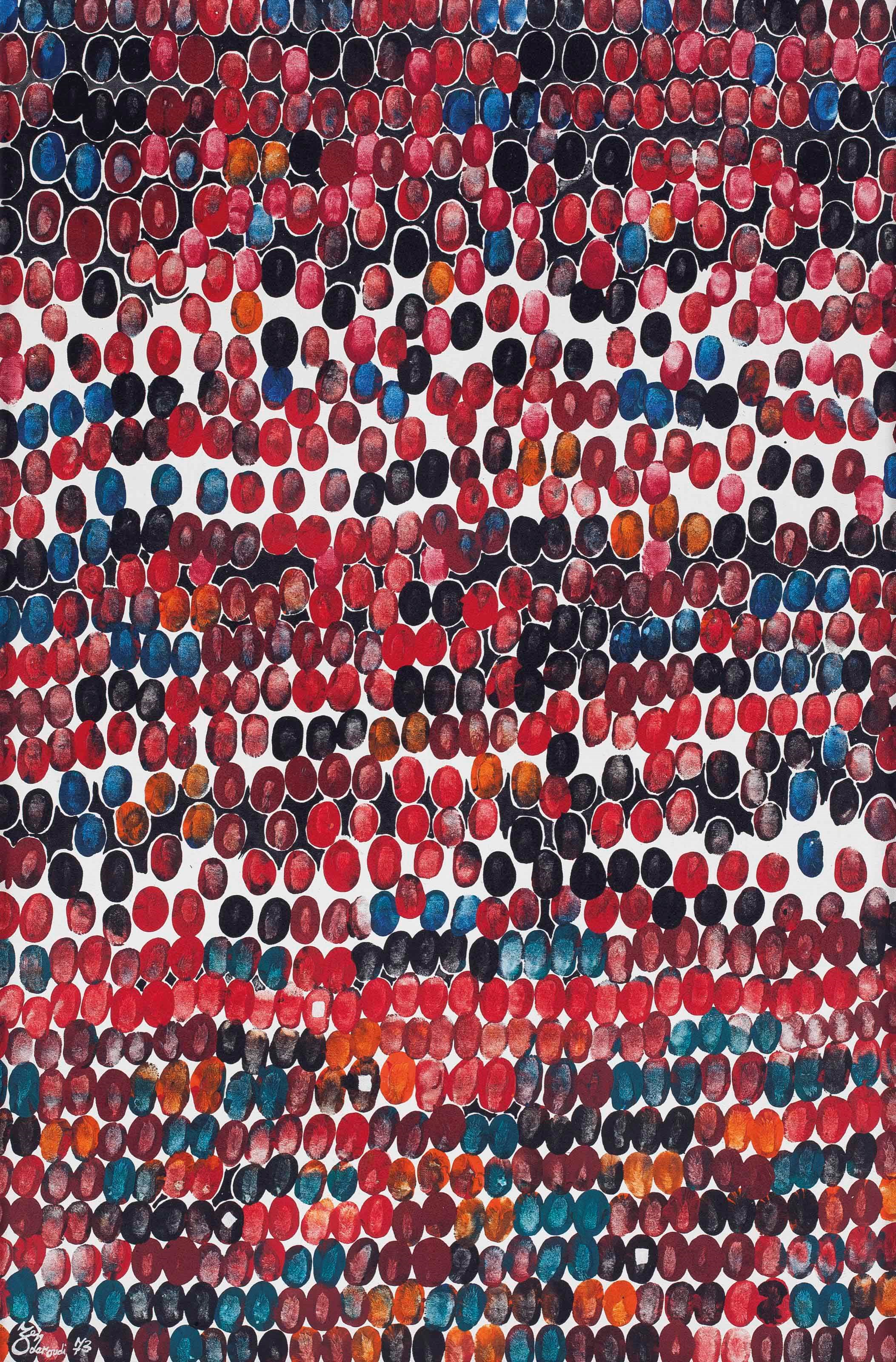 Charles Hossein Zenderoudi (French, born in Iran 1937)