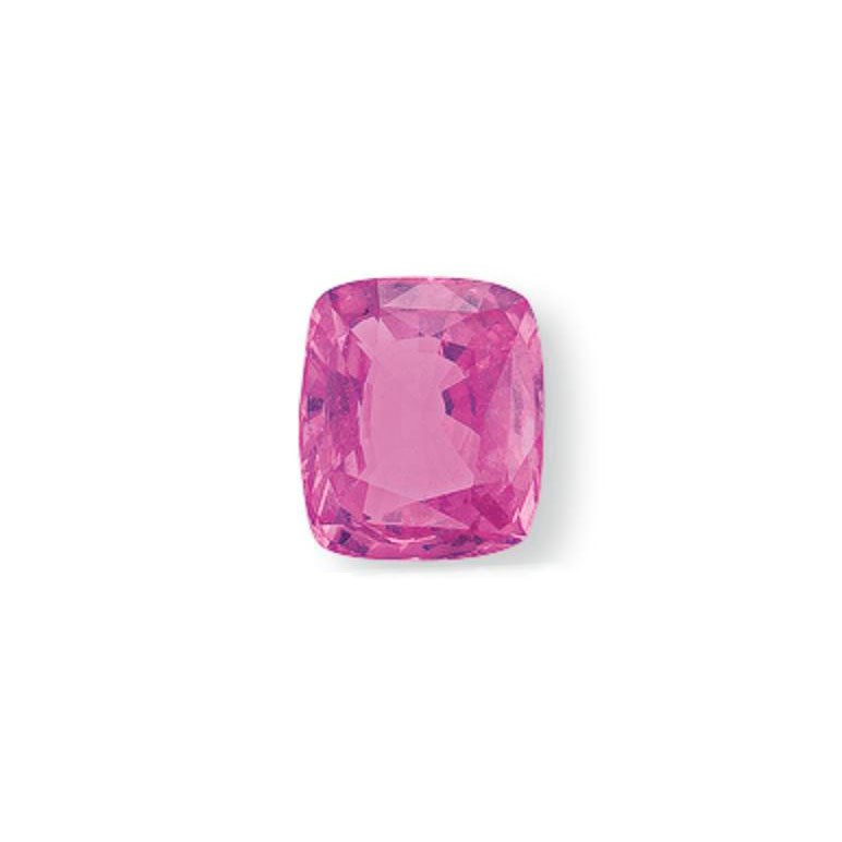 AN UNMOUNTED PINK SAPPHIRE