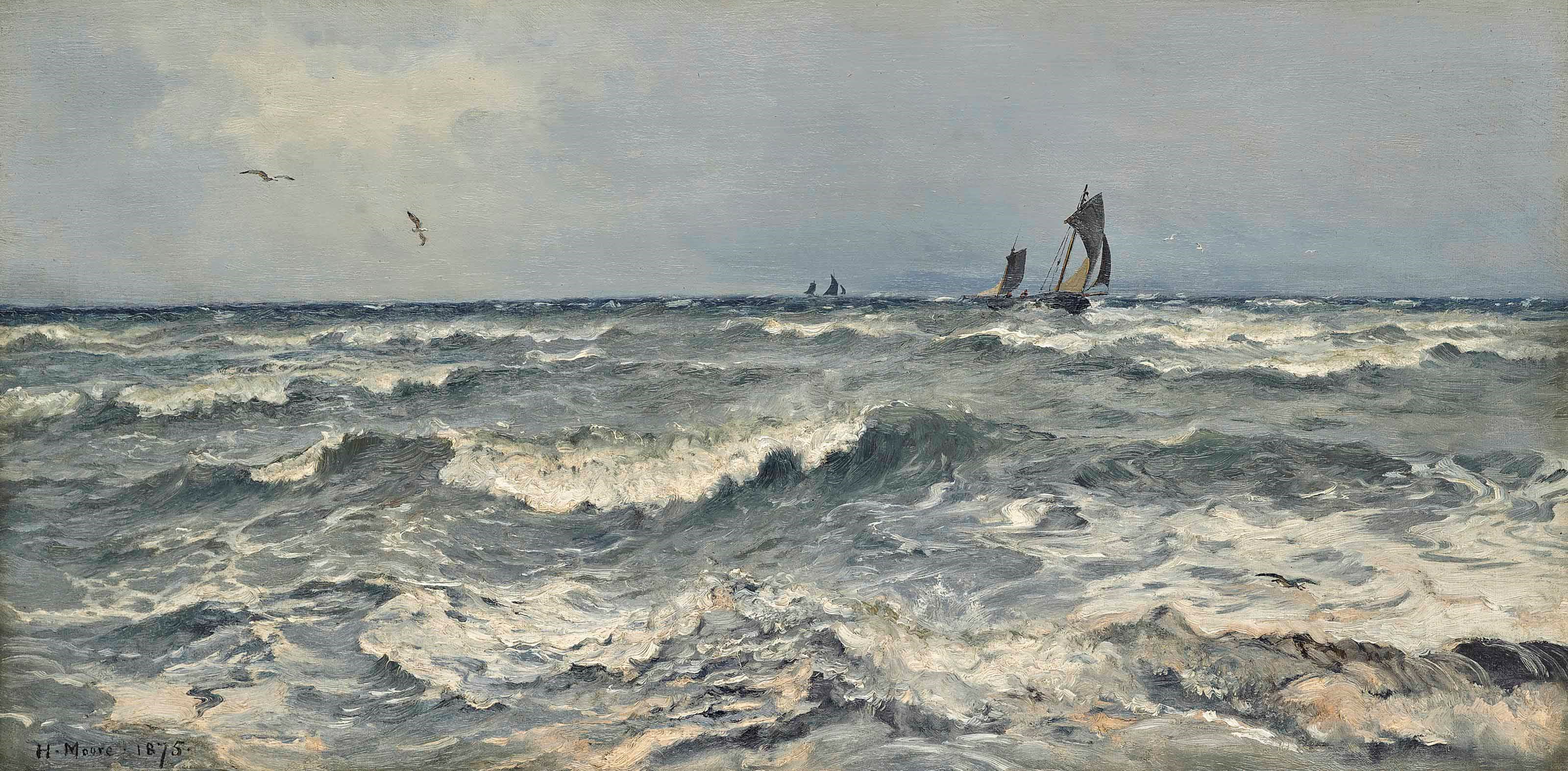 Henry Moore, R.A., R.W.S. (York 1831-1895 Margate)